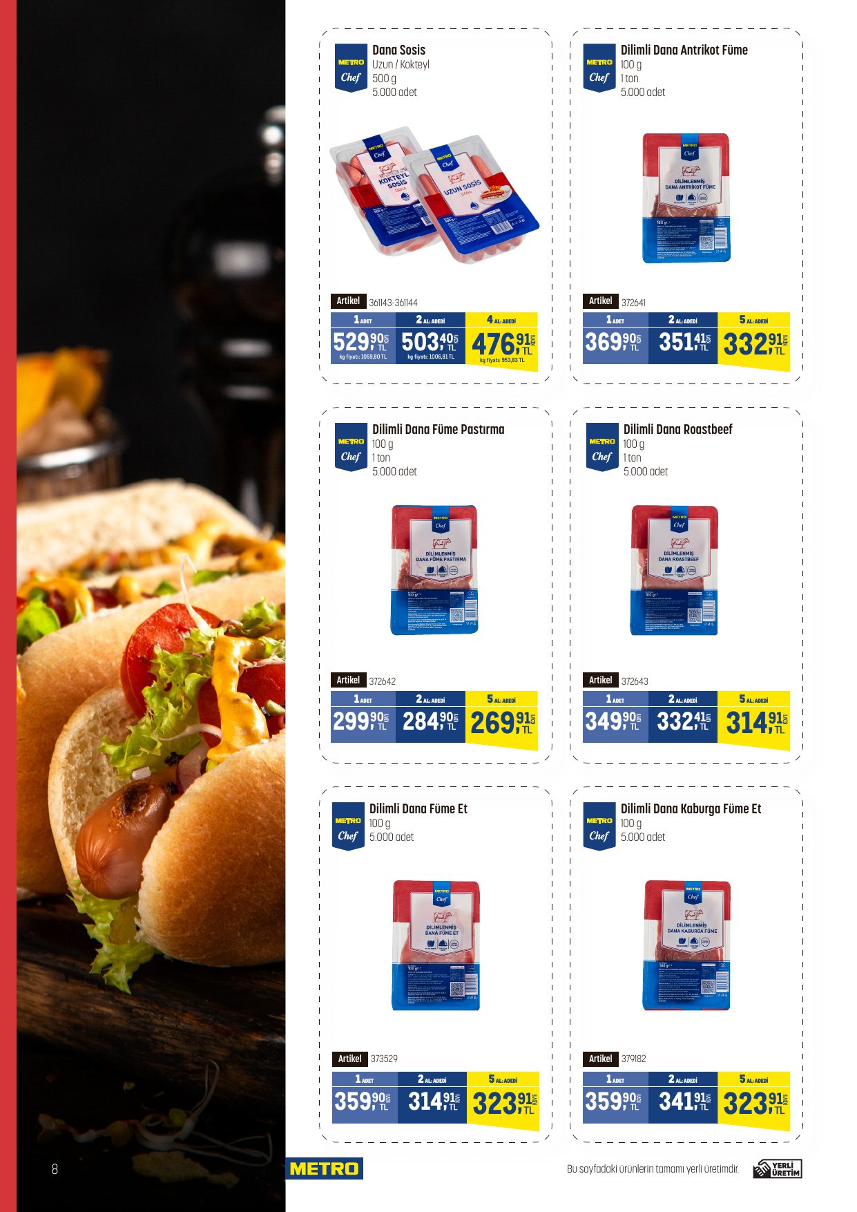 Metro Türkiye Broşürü Fast Food — sayfa 8