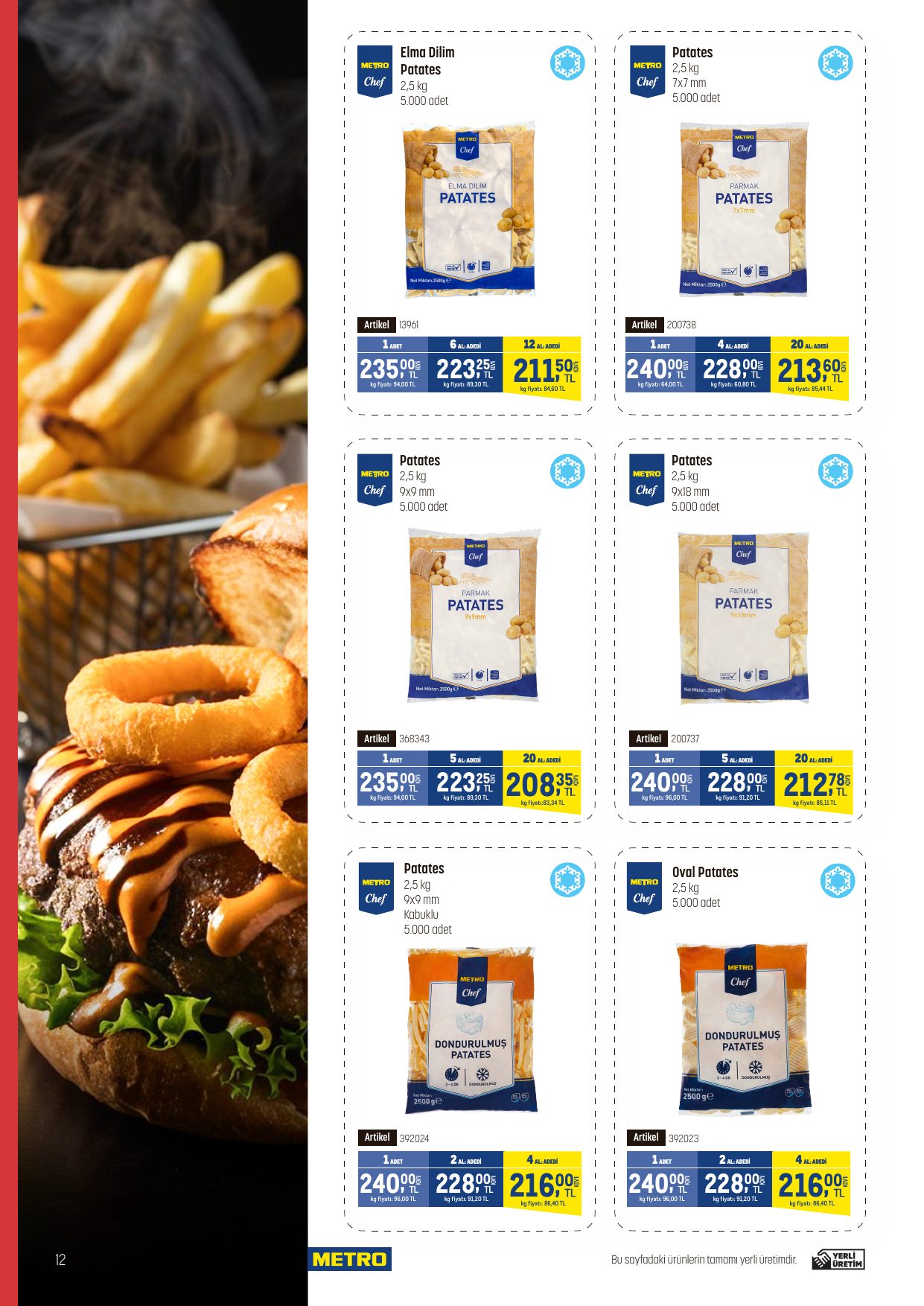 Metro Türkiye Broşürü Fast Food — sayfa 12