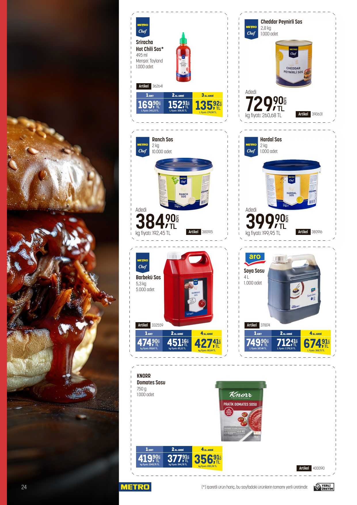 Metro Türkiye Broşürü Fast Food — sayfa 24
