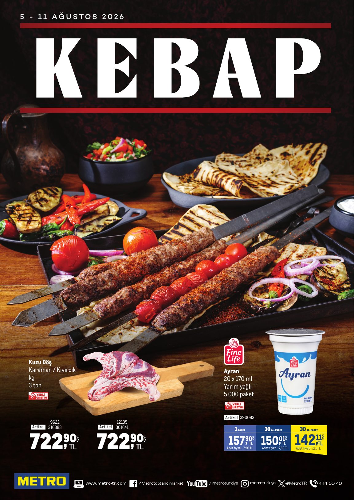 Metro Türkiye Broşürü Kebap — sayfa 1