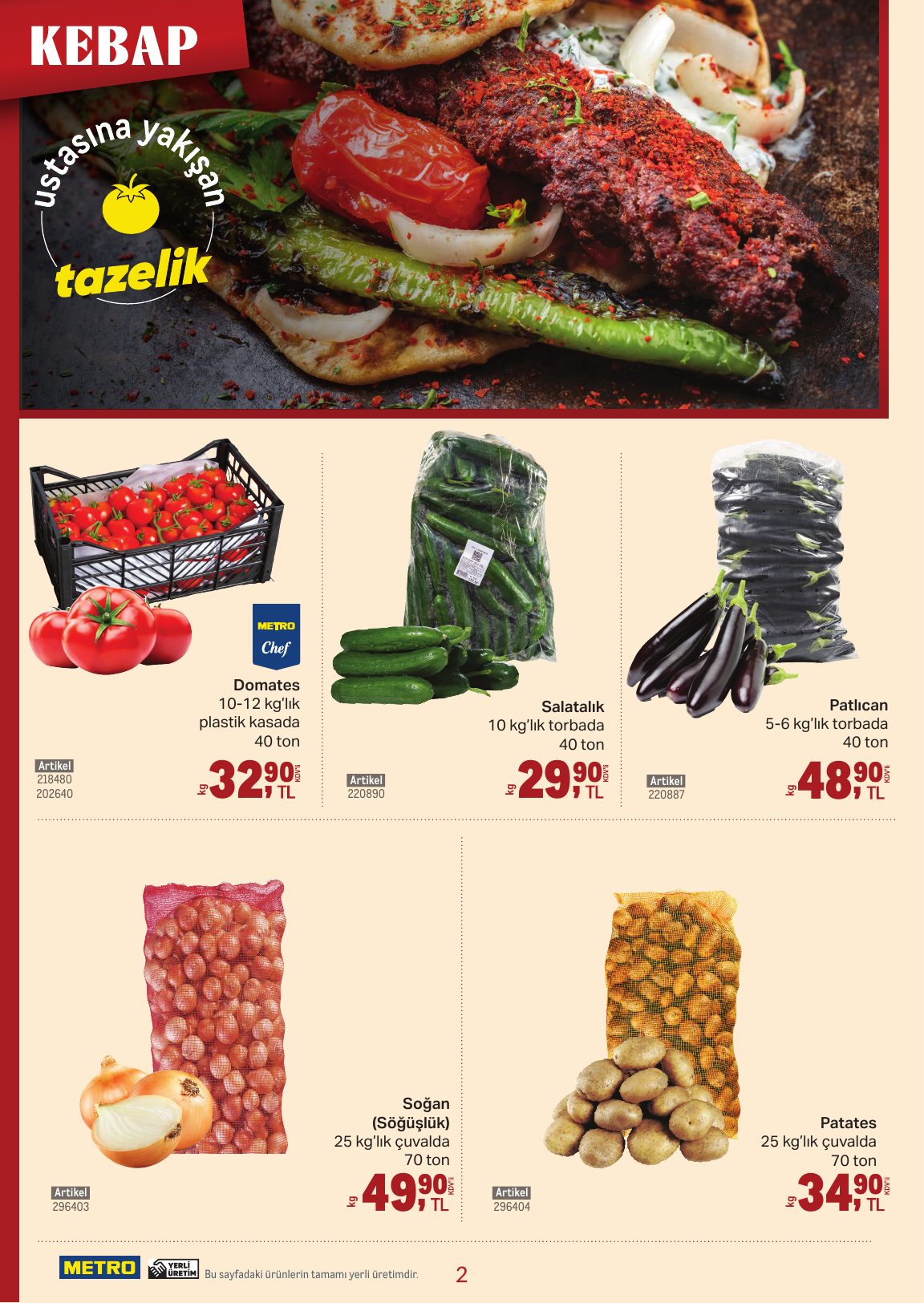 Metro Türkiye Broşürü Kebap — sayfa 2