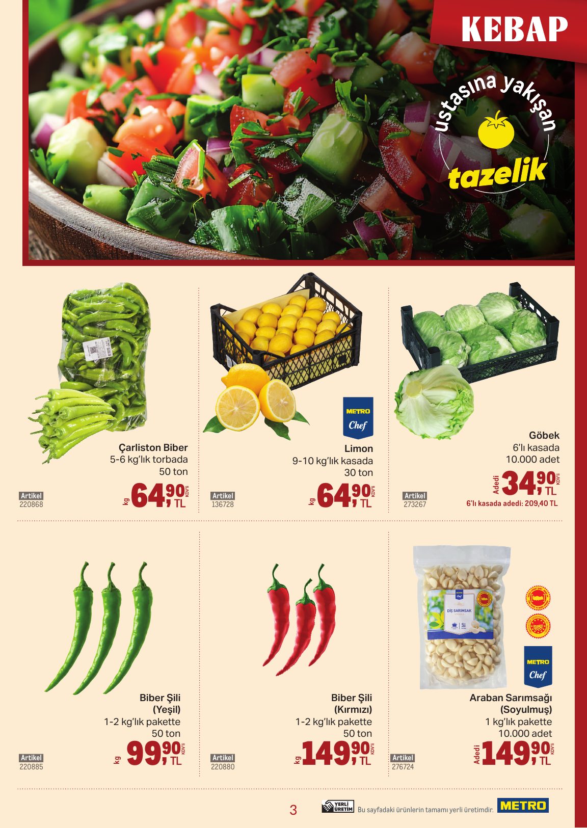 Metro Türkiye Broşürü Kebap — sayfa 3