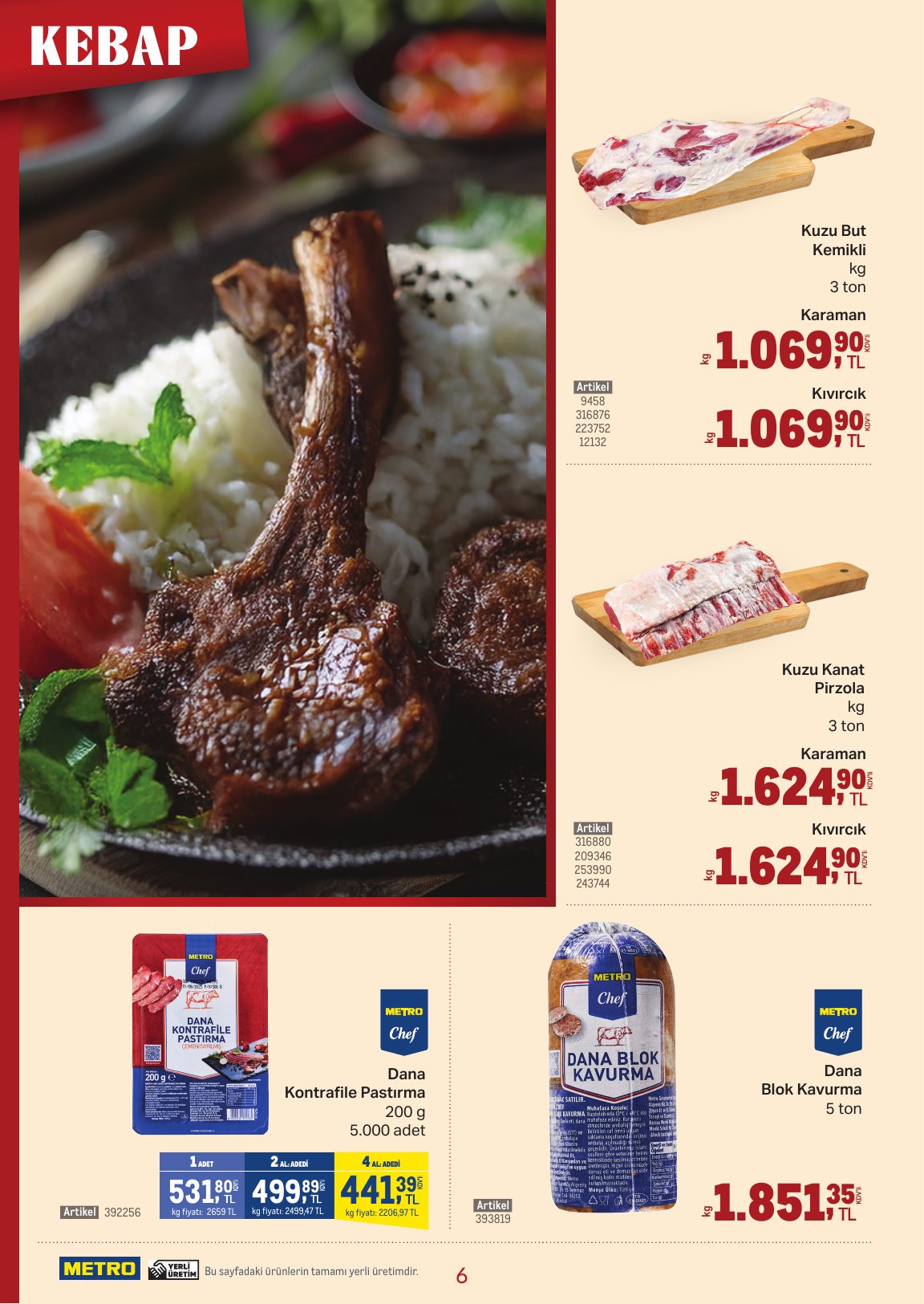 Metro Türkiye Broşürü Kebap — sayfa 6