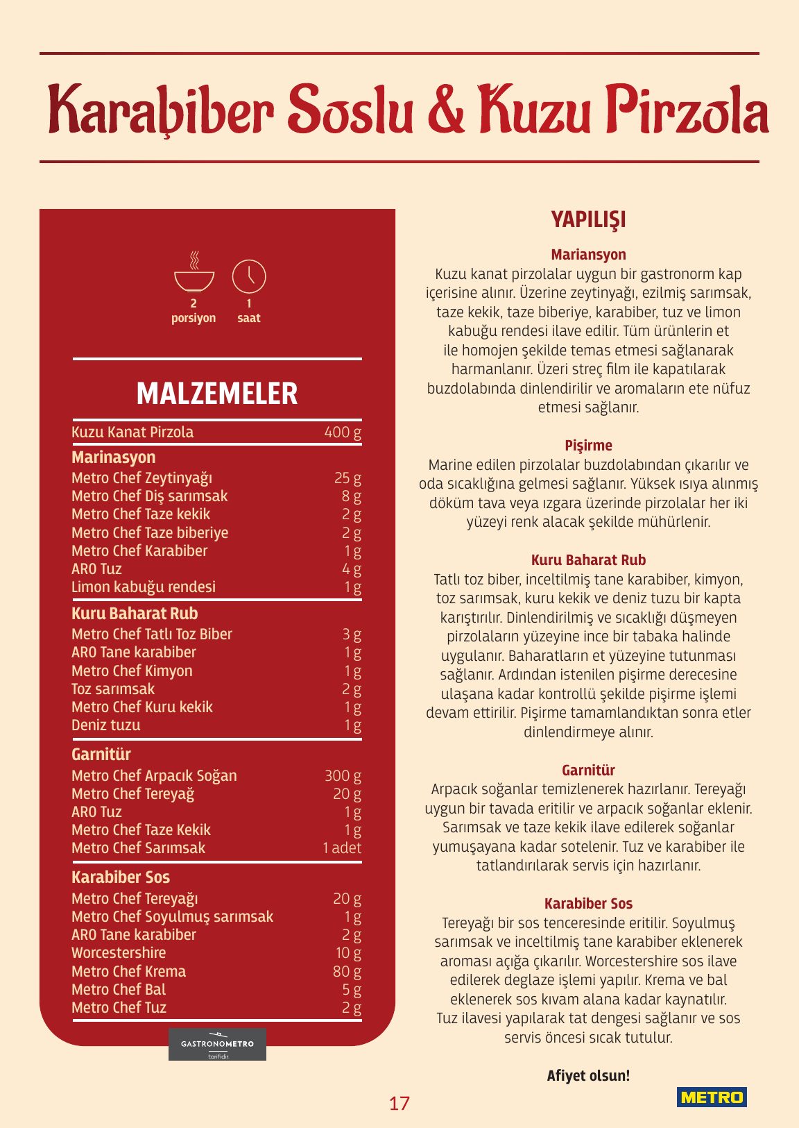 Metro Türkiye Broşürü Kebap 22-28 Temmuz — sayfa 17