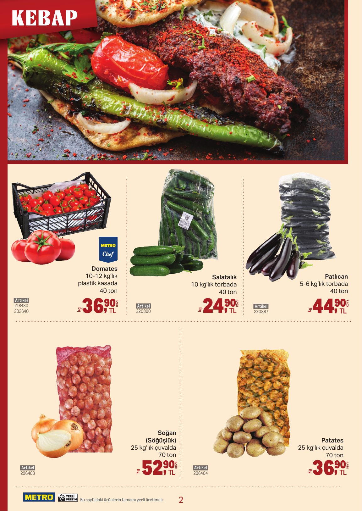 Metro Türkiye Broşürü Kebap 22-28 Temmuz — sayfa 2