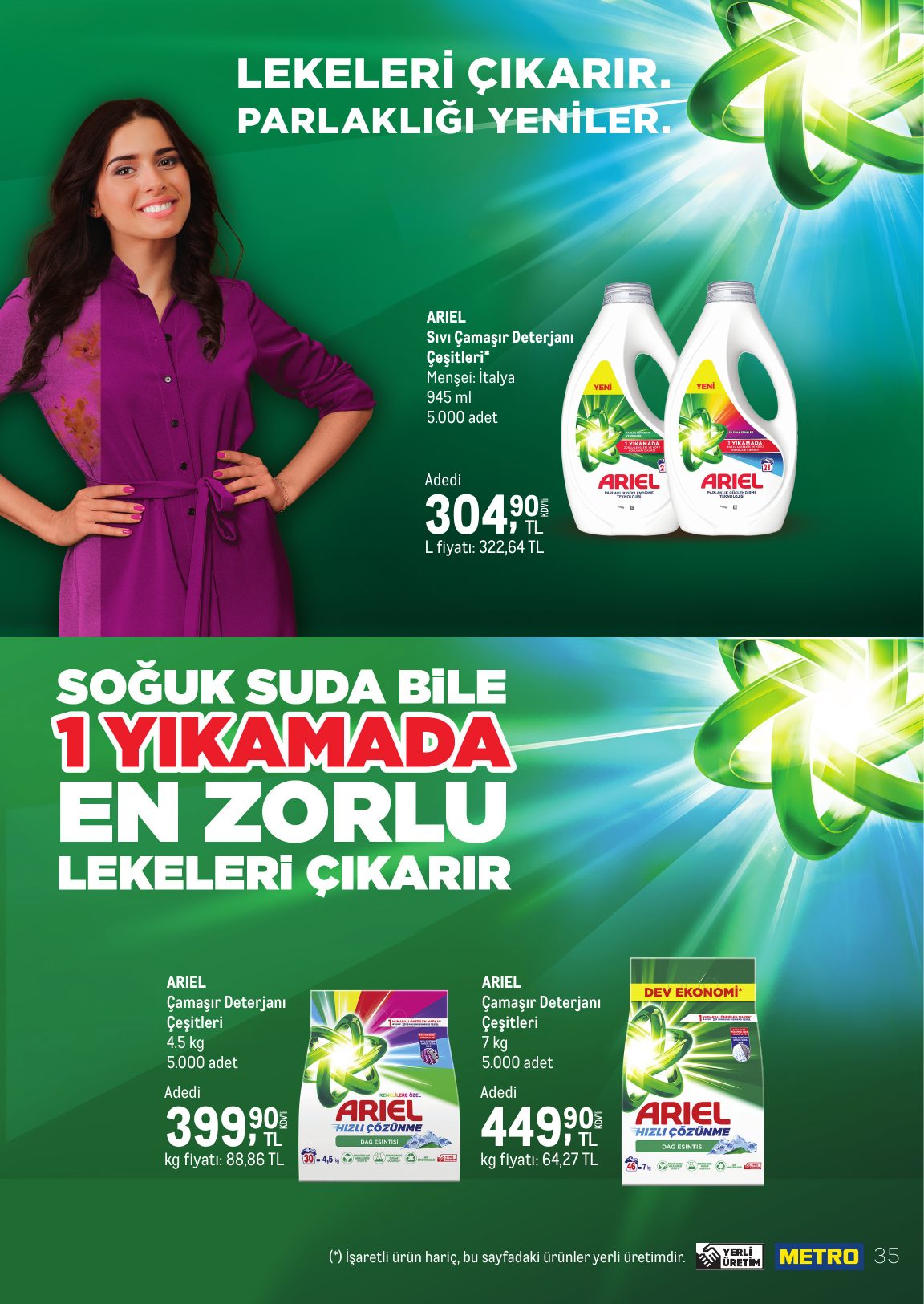 Metro Türkiye Broşürü Temizlik | Kişisel bakım 1-30 Eylül — sayfa 35