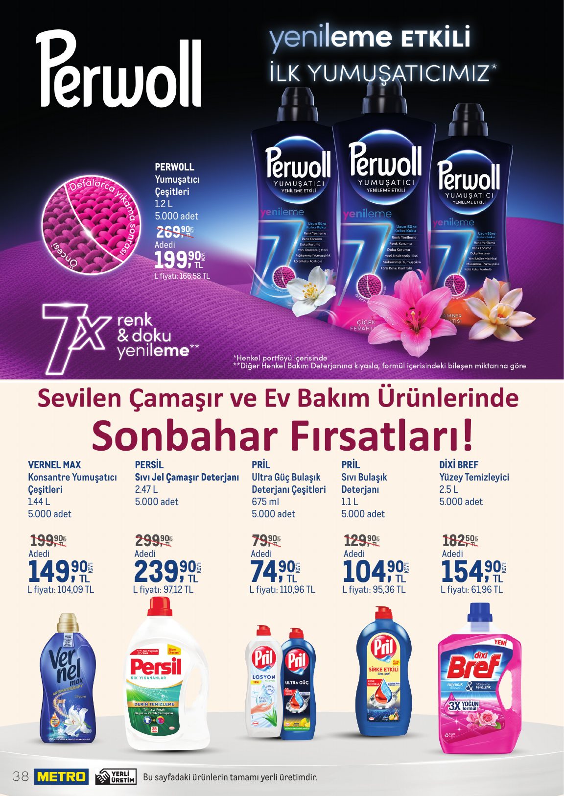 Metro Türkiye Broşürü Temizlik | Kişisel bakım 1-30 Eylül — sayfa 38