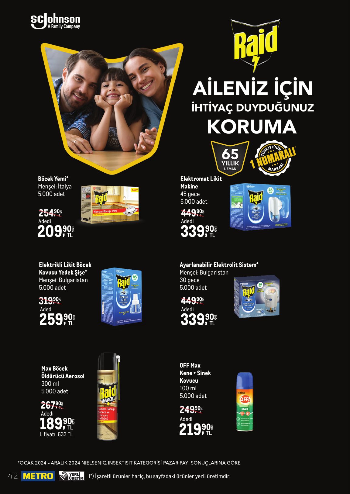 Metro Türkiye Broşürü Temizlik | Kişisel bakım 1-30 Eylül — sayfa 42