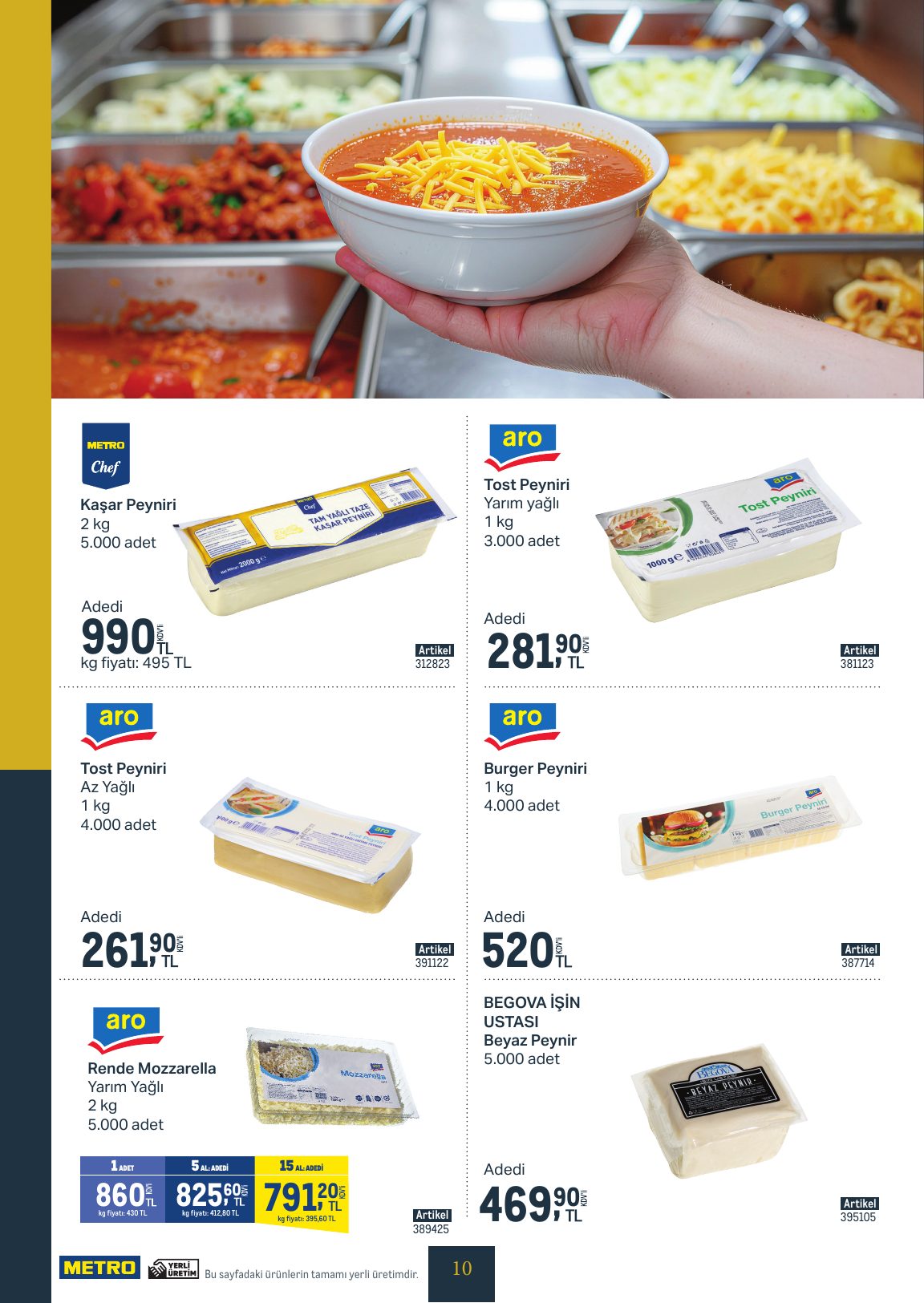 Metro Türkiye Broşürü Kurum & İşletme Mutfakları 2-8 Eylül — sayfa 10