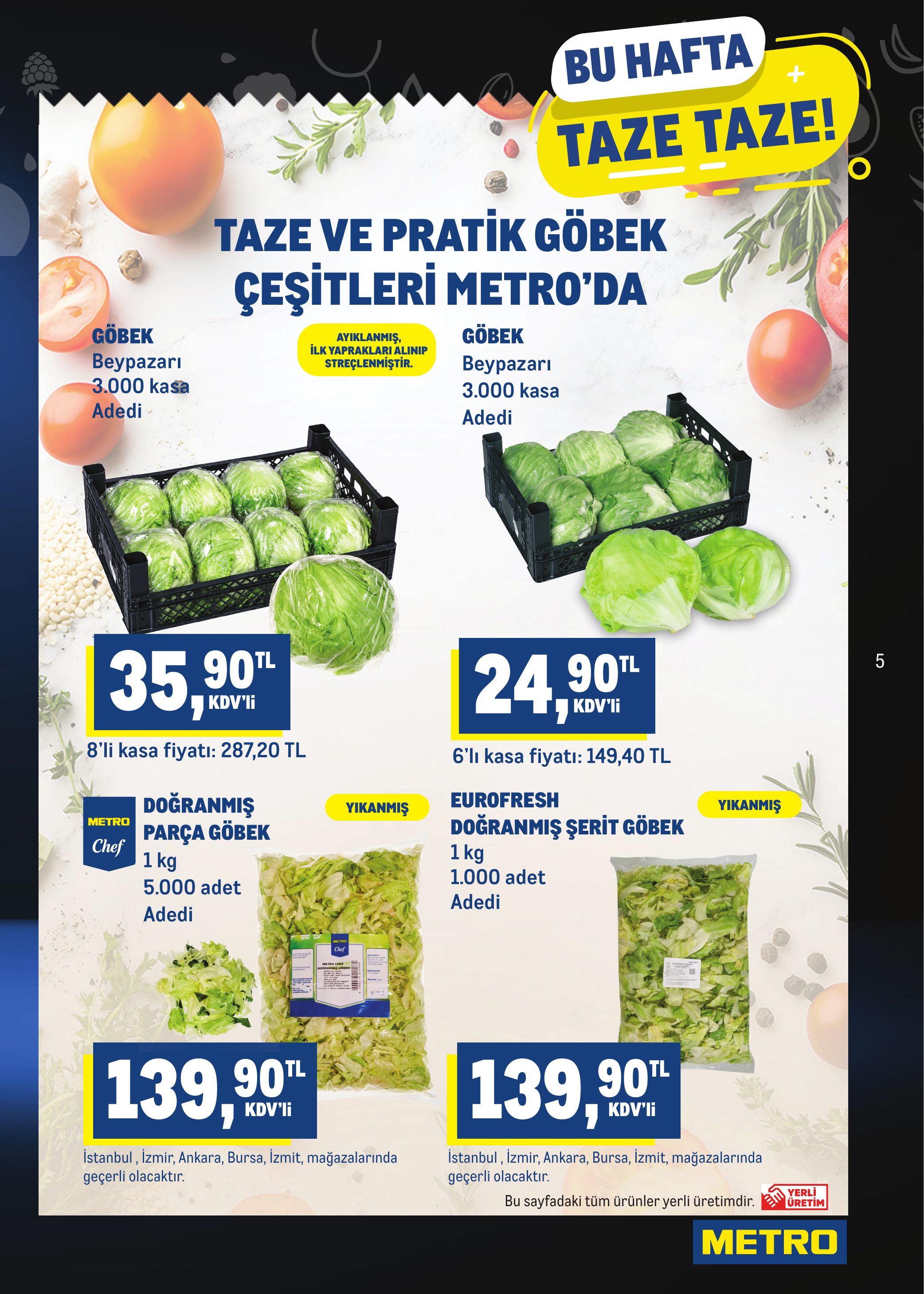 Metro Türkiye Broşürü Taze Ürünler 9-15 Eylül — sayfa 5