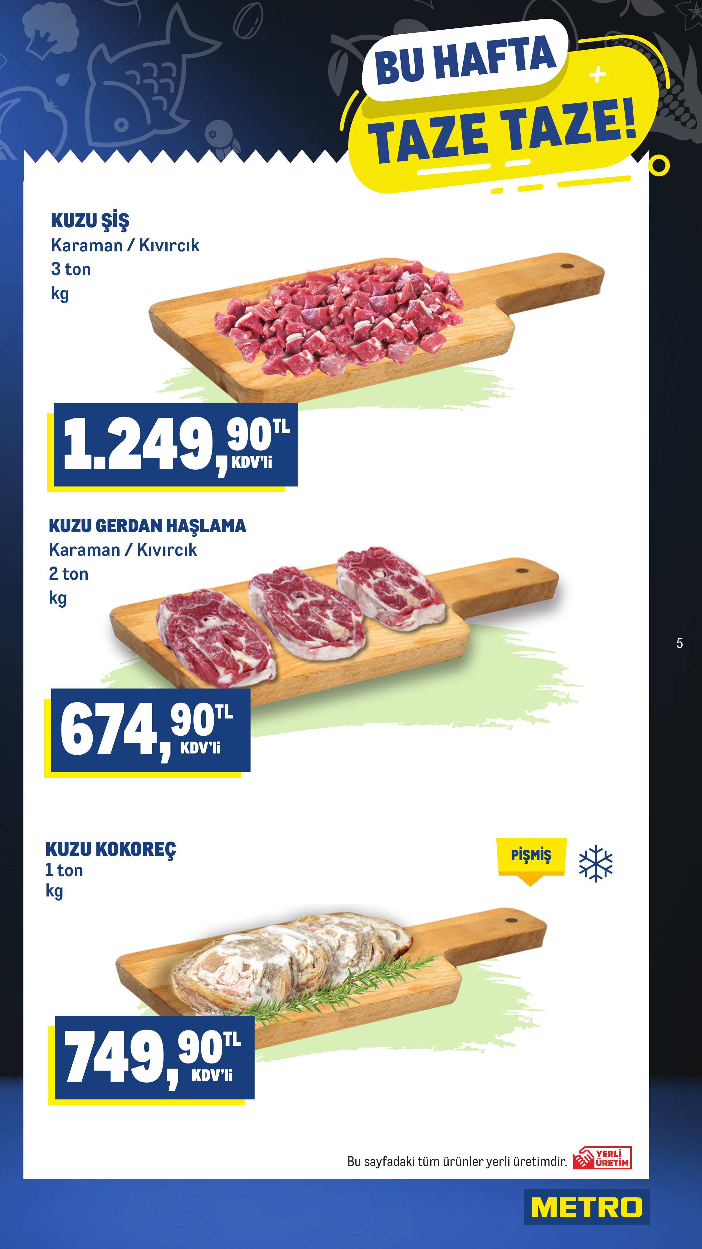Metro Türkiye Broşürü Taze Ürünler 19-25 Ağustos — sayfa 5