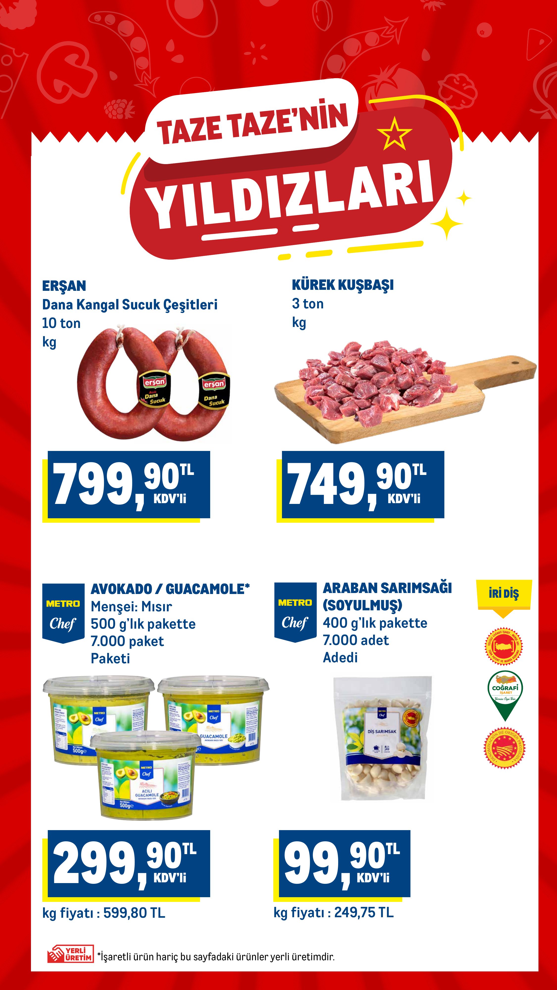 Metro Türkiye Broşürü Taze Ürünler 5-11 Ağustos — sayfa 2