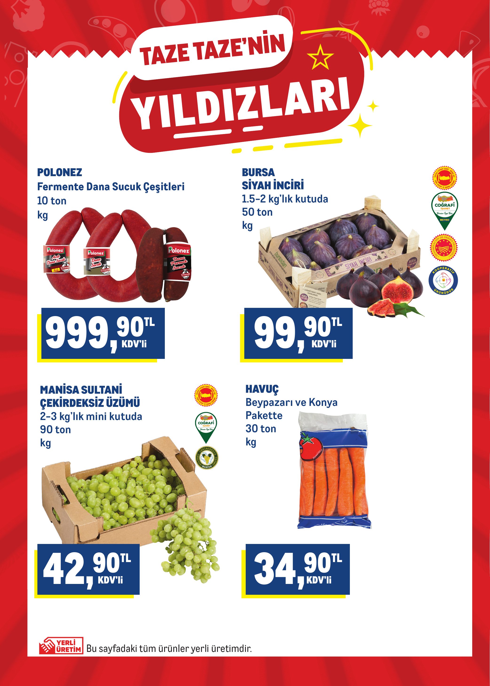 Metro Türkiye Broşürü Taze Ürünler 2-8 Eylül — sayfa 2