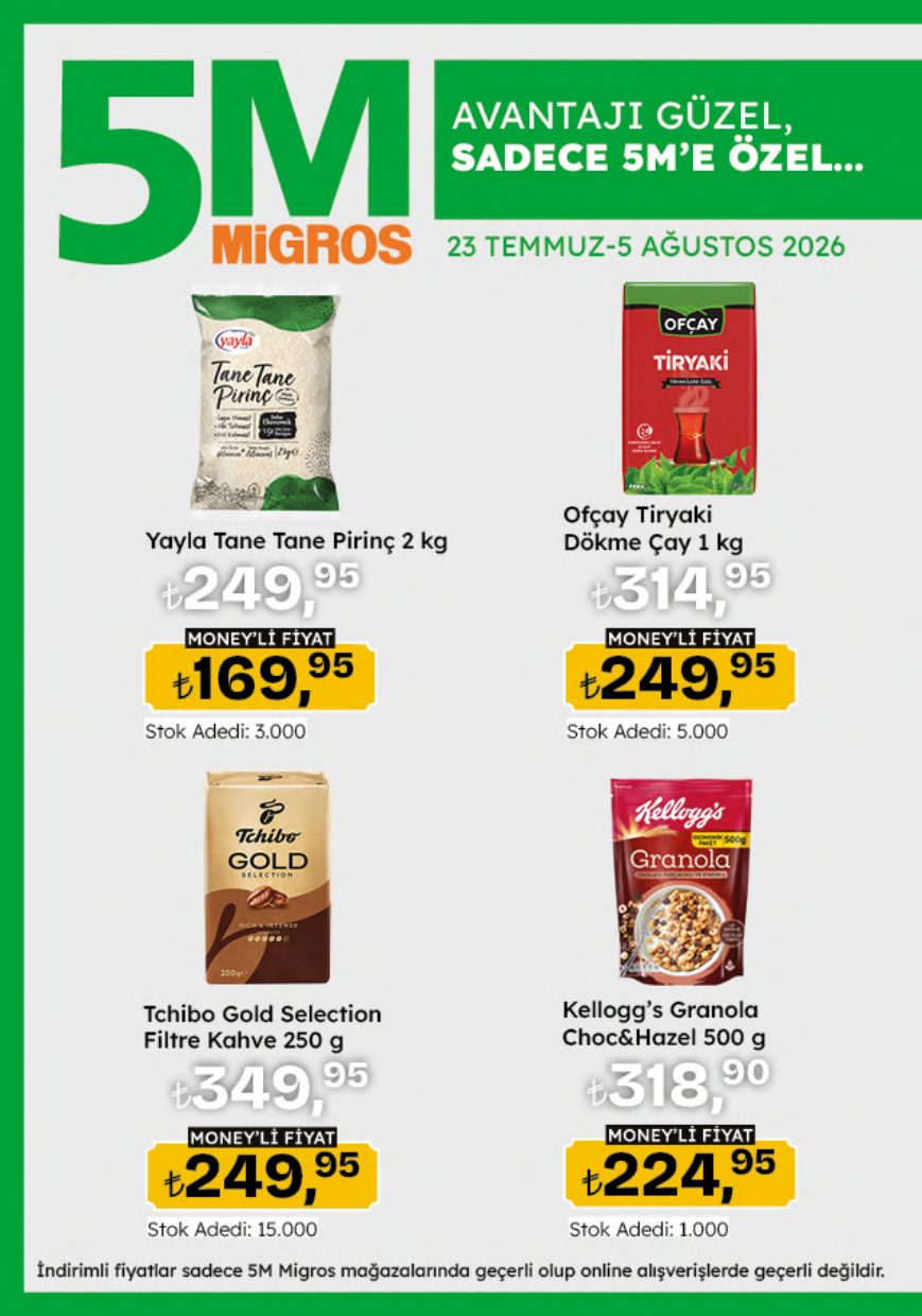 Migros Broşürü 5M Migroskop 23 Temmuz-5 Ağustos — sayfa 10