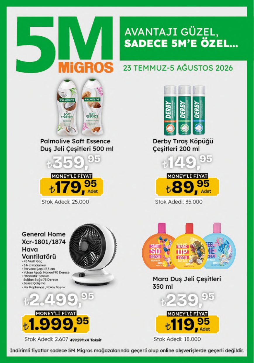 Migros Broşürü 5M Migroskop 23 Temmuz-5 Ağustos — sayfa 12
