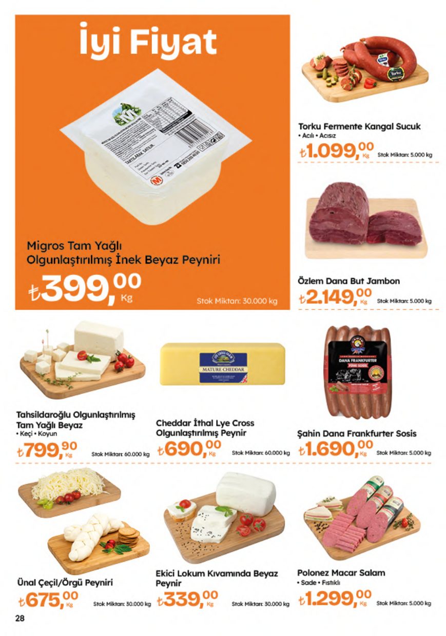 Migros Broşürü 5M Migroskop 23 Temmuz-5 Ağustos — sayfa 28