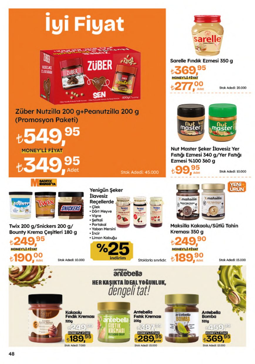Migros Broşürü 5M Migroskop 23 Temmuz-5 Ağustos — sayfa 48
