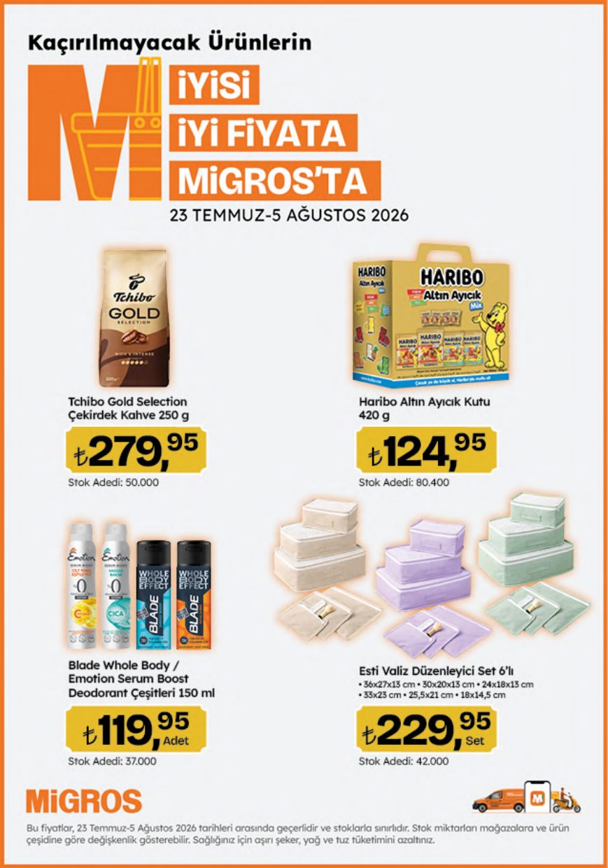 Migros Broşürü 5M Migroskop 23 Temmuz-5 Ağustos — sayfa 72
