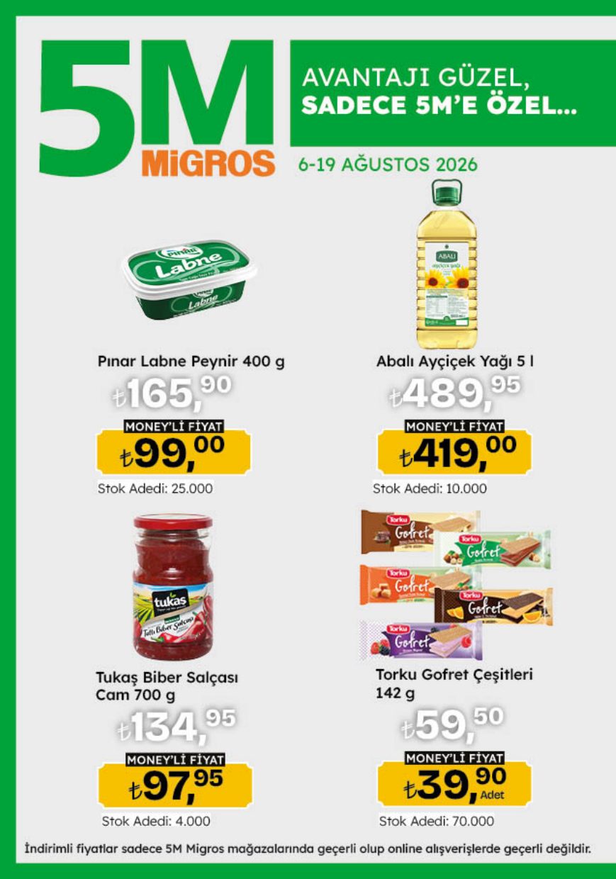 Migros Broşürü 5M Migroskop 6-19 Ağustos — sayfa 10