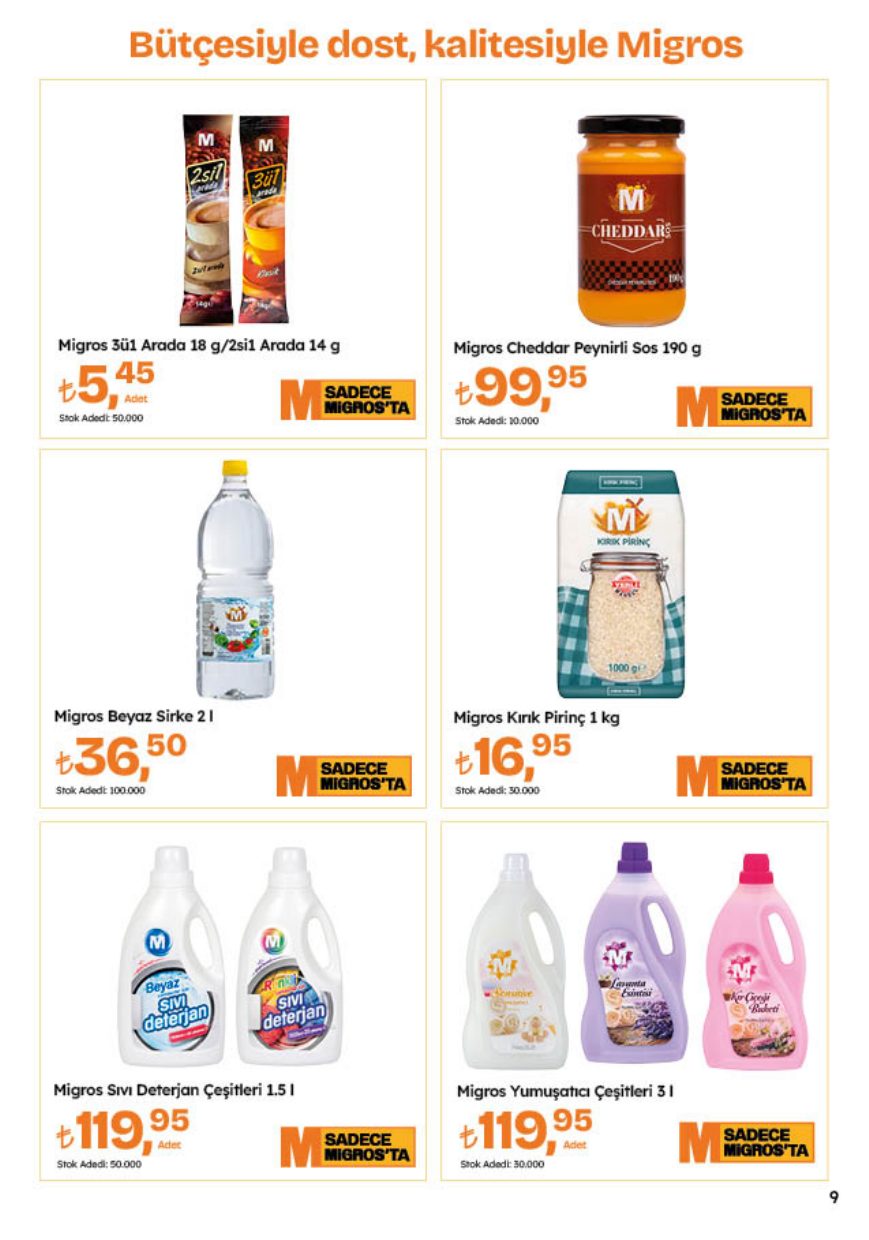 Migros Broşürü 5M Migroskop 6-19 Ağustos — sayfa 9