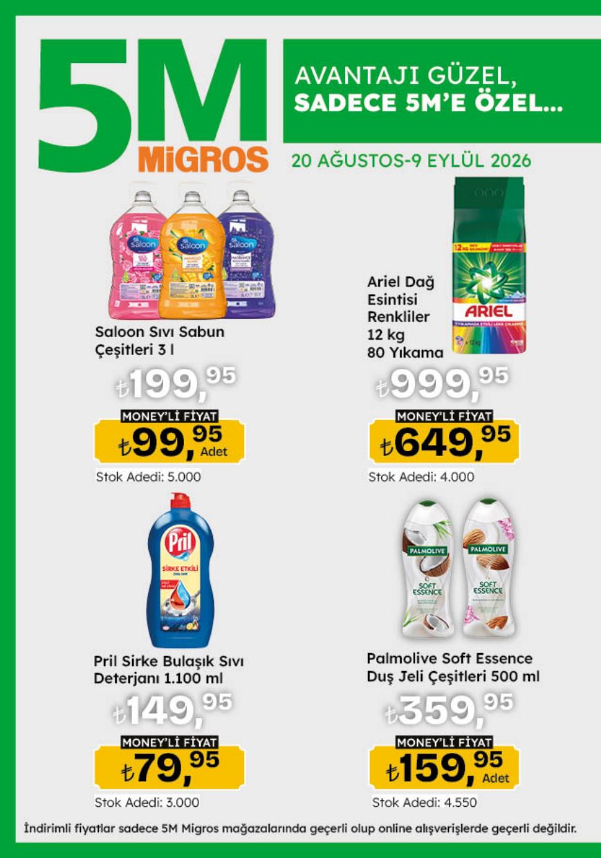 Migros Broşürü 5M Migroskop 20 Ağustos-9 Eylül — sayfa 14