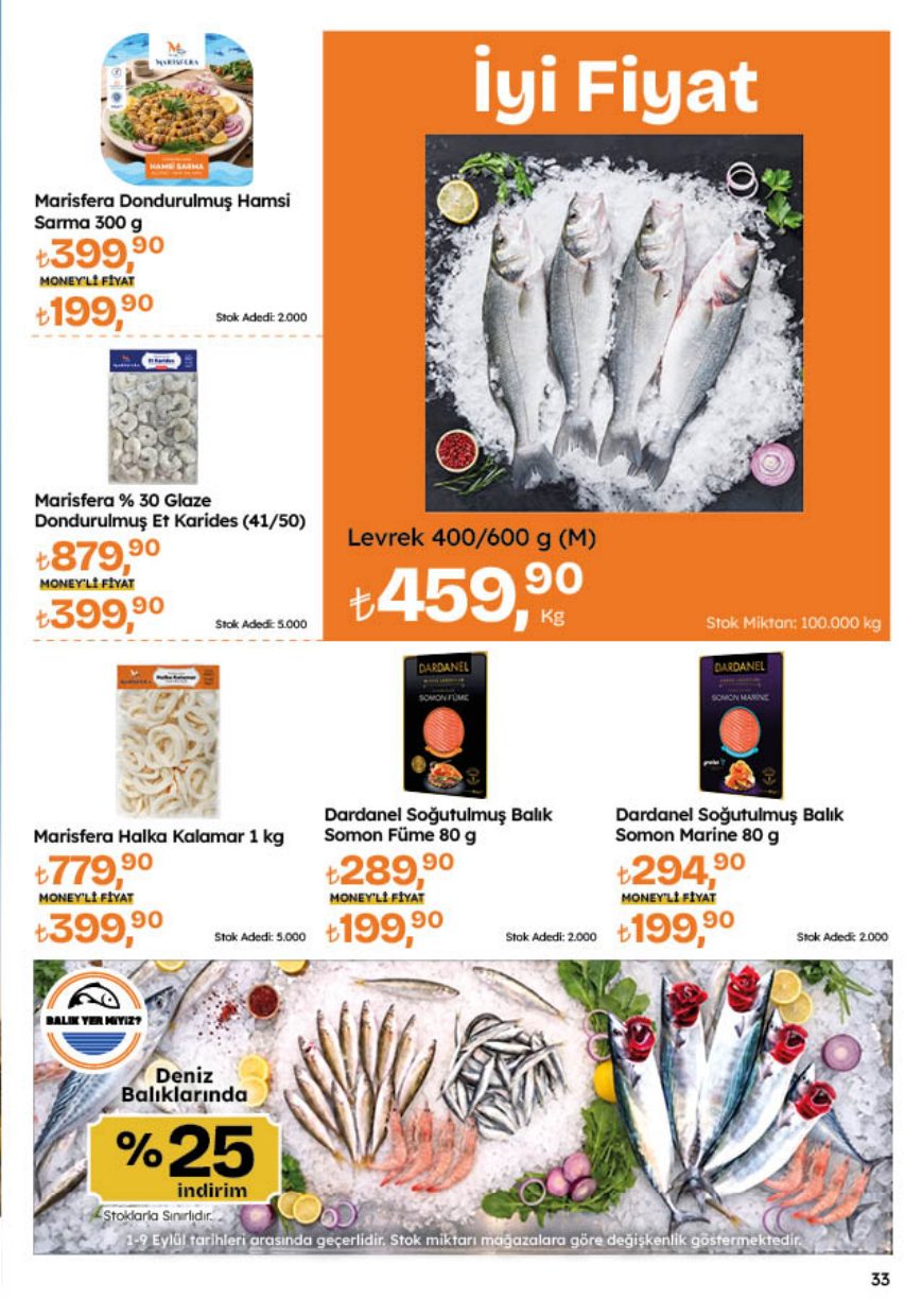 Migros Broşürü 5M Migroskop 20 Ağustos-9 Eylül — sayfa 33