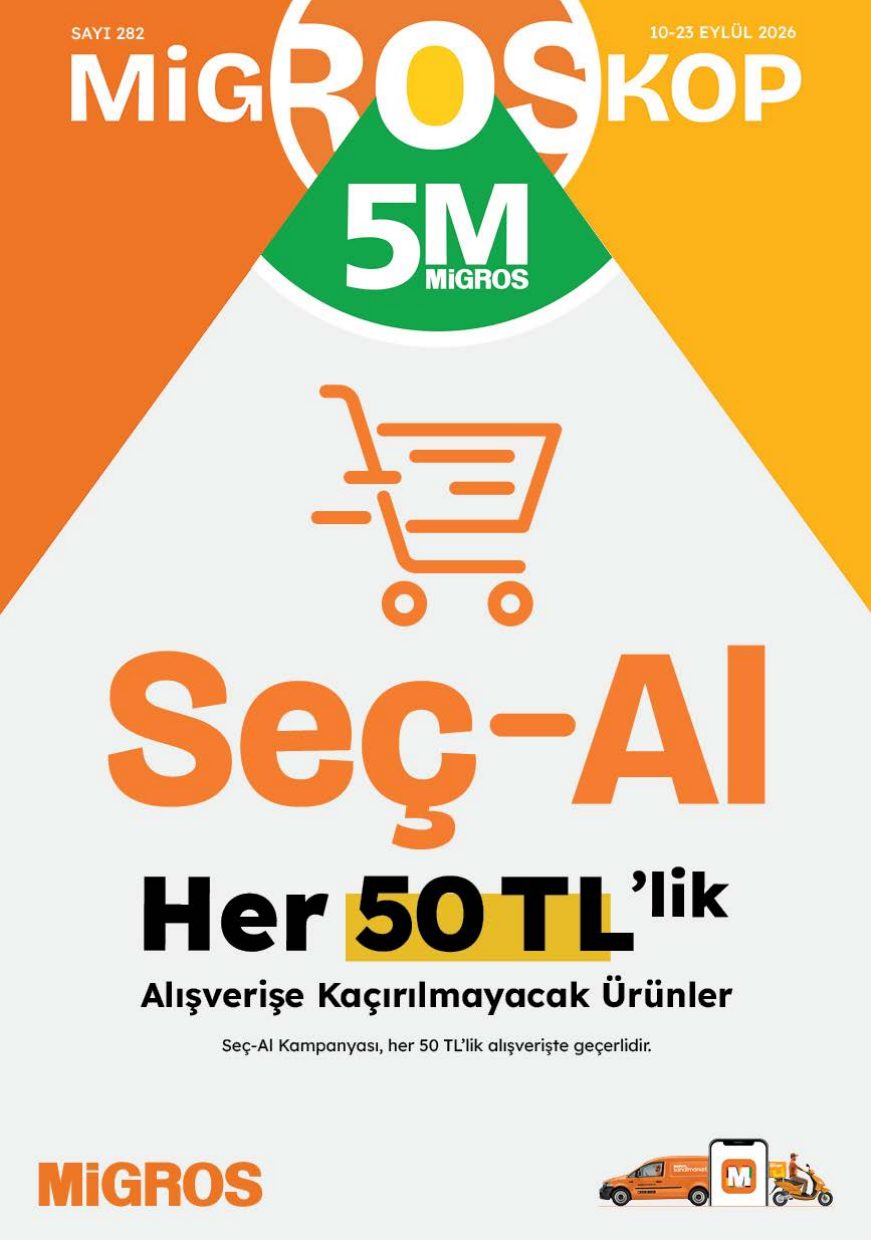 Migros Broşürü 5M Migroskop 10-23 Eylül
