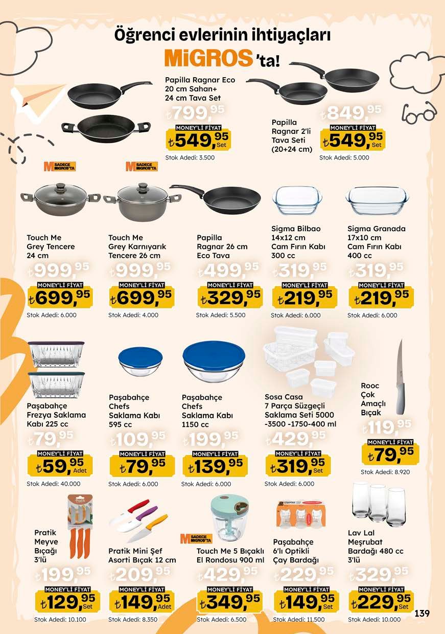 Migros Broşürü 5M Migroskop 10-23 Eylül — sayfa 139
