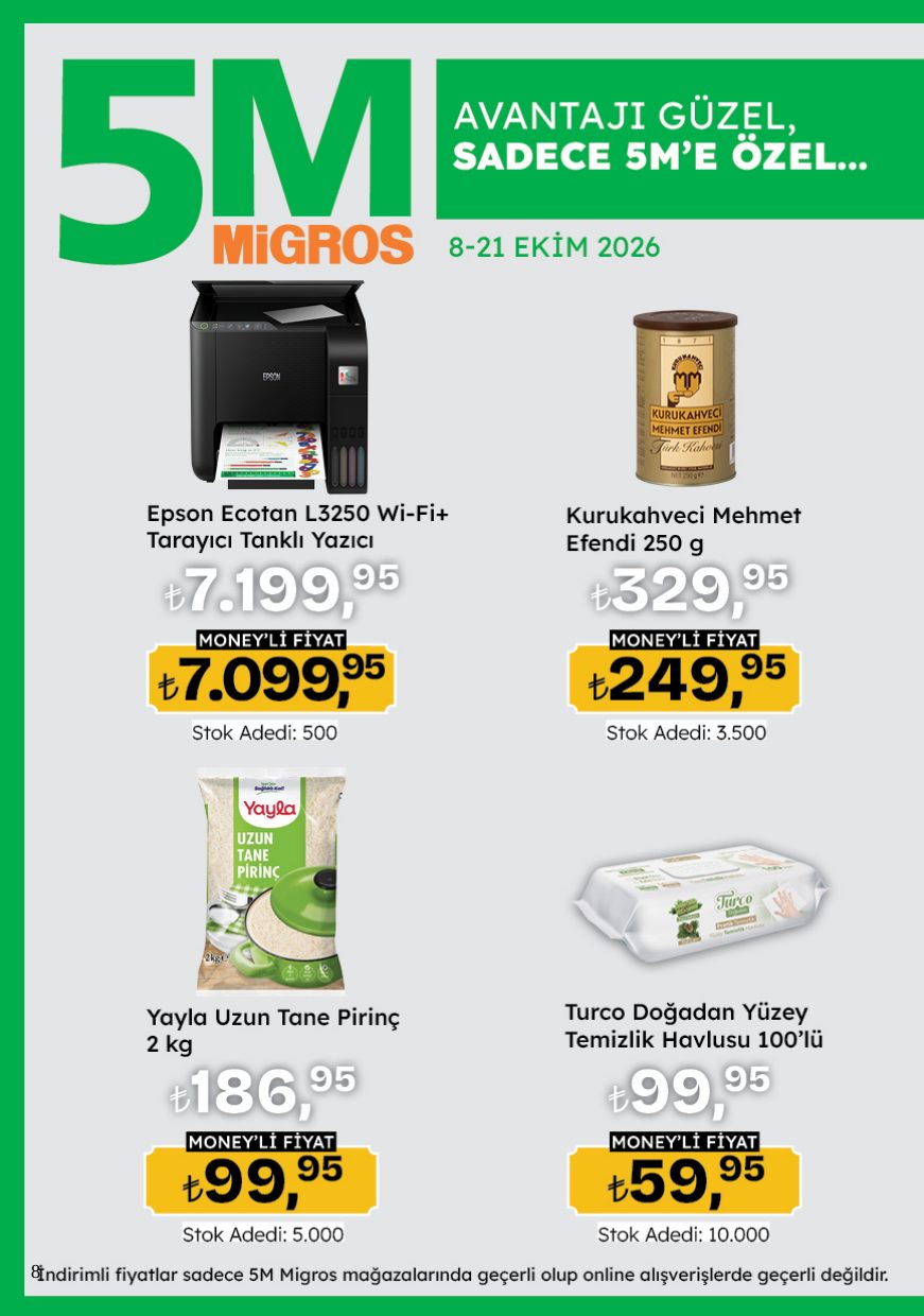 Migros Broşürü 5M Migroskop 8-21 Ekim — sayfa 8