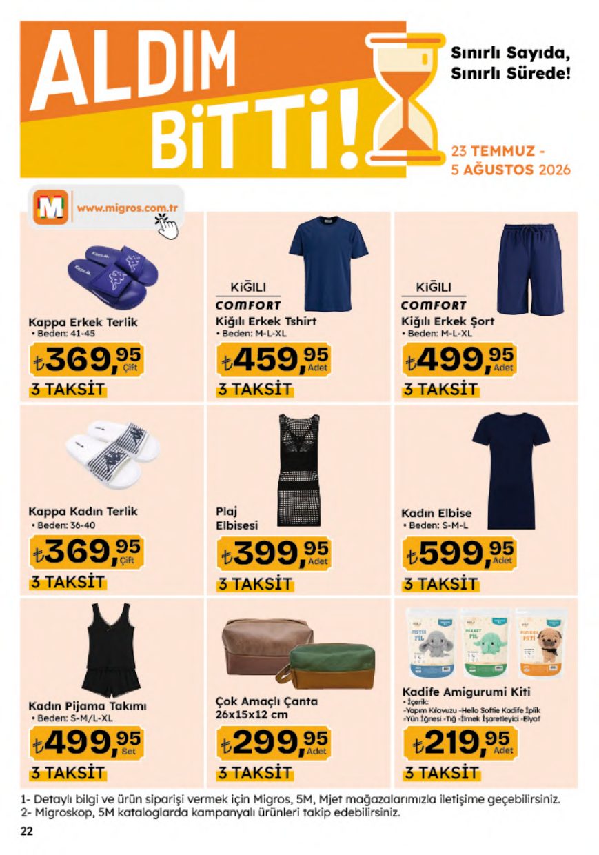 Migros Broşürü 23 Temmuz-5 Ağustos — sayfa 126