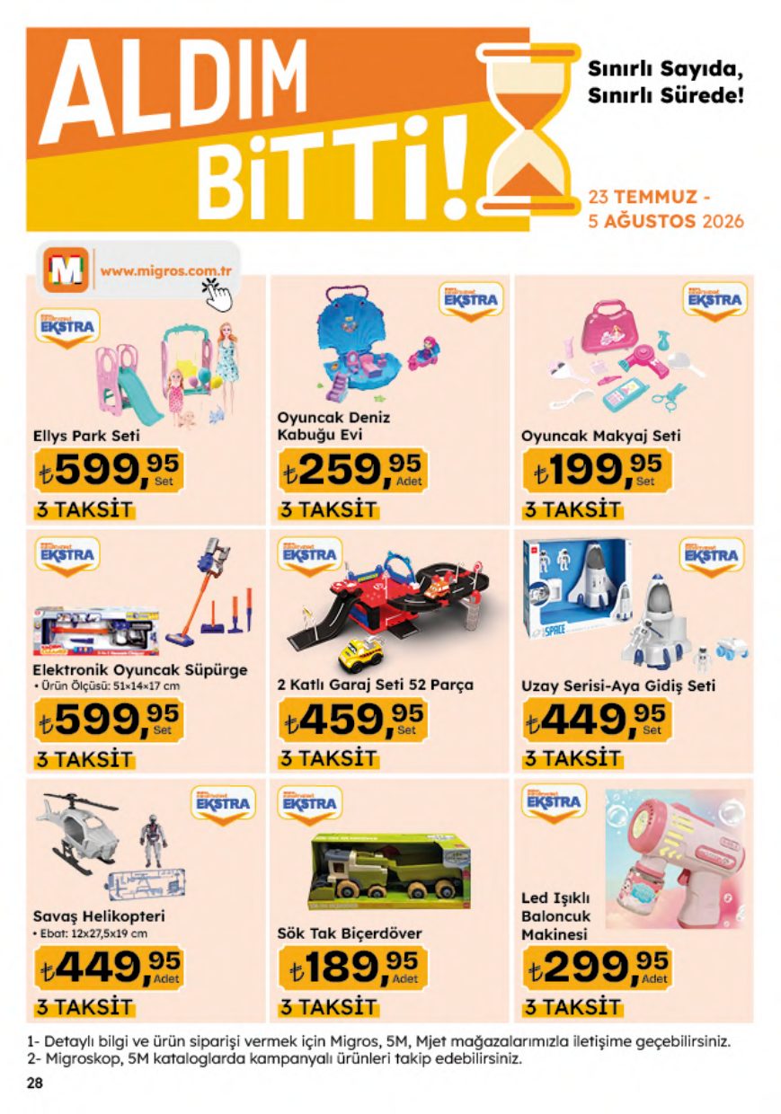 Migros Broşürü 23 Temmuz-5 Ağustos — sayfa 132