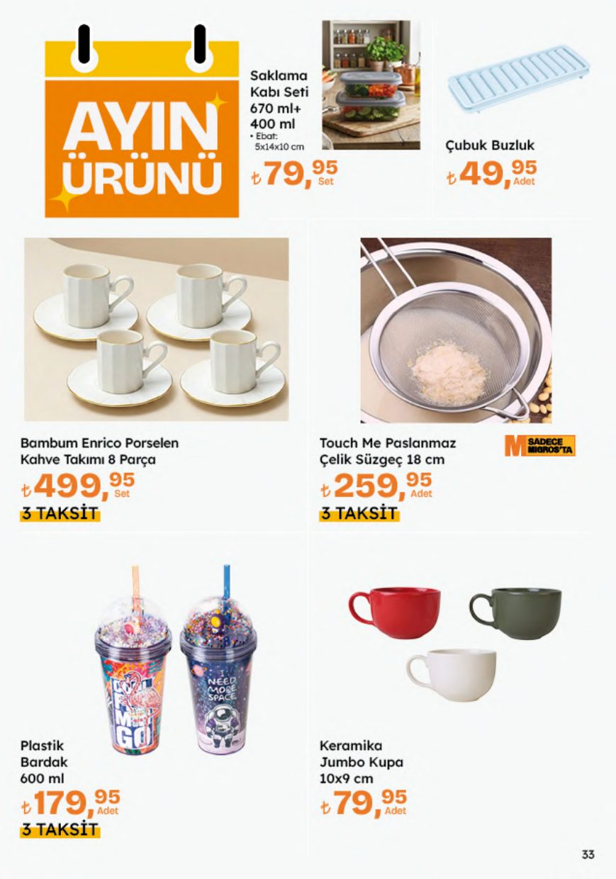 Migros Broşürü 23 Temmuz-5 Ağustos — sayfa 137