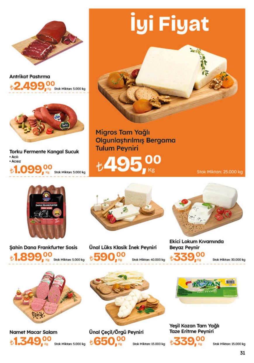 Migros Broşürü 20 Ağustos-9 Eylül — sayfa 31