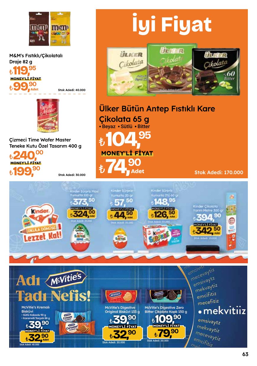 Migros Broşürü 10-23 Eylül — sayfa 63