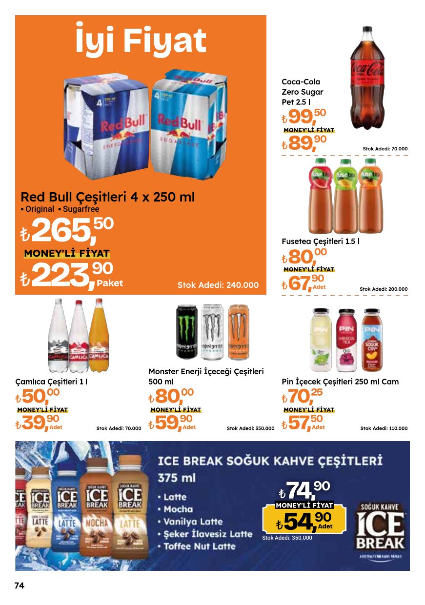 Migros Broşürü 10-23 Eylül — sayfa 74