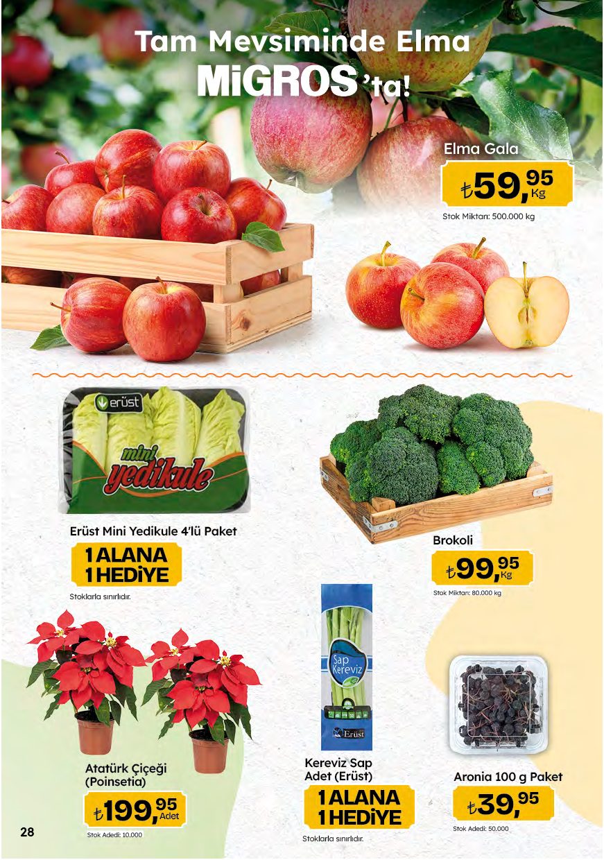 Migros Broşürü 24 Eylül-7 Ekim — sayfa 28
