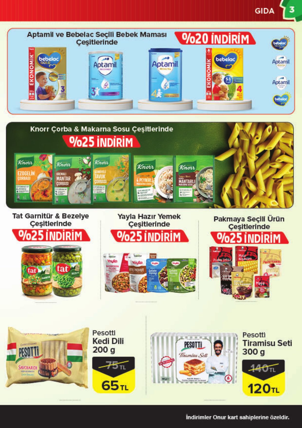 Onur Market Broşürü Bursa Eylül'de Sonbahar Fırsatları 16-28 Eylül — sayfa 3