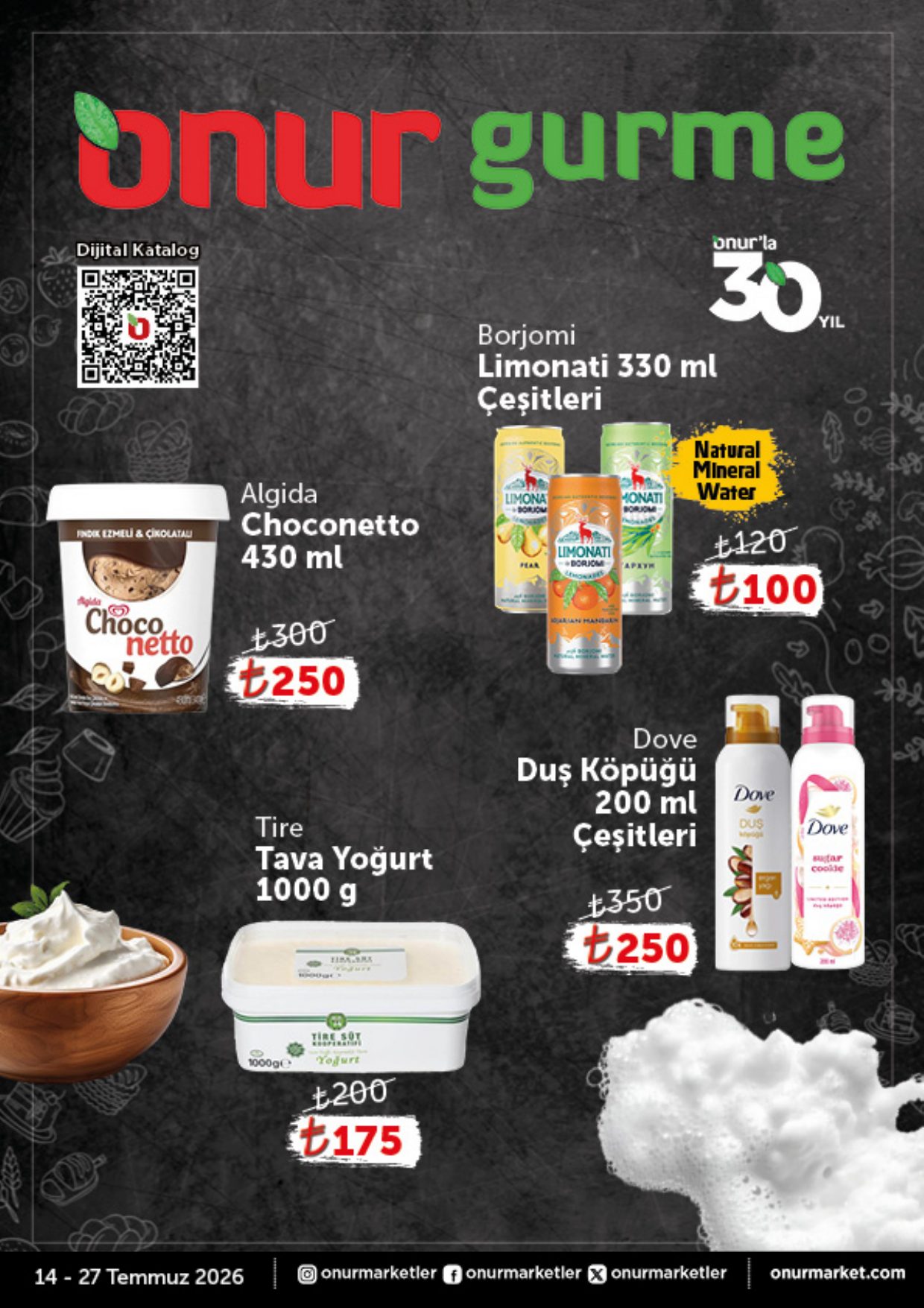 Onur Market Broşürü Onur Gurme 14-27 Temmuz — sayfa 1