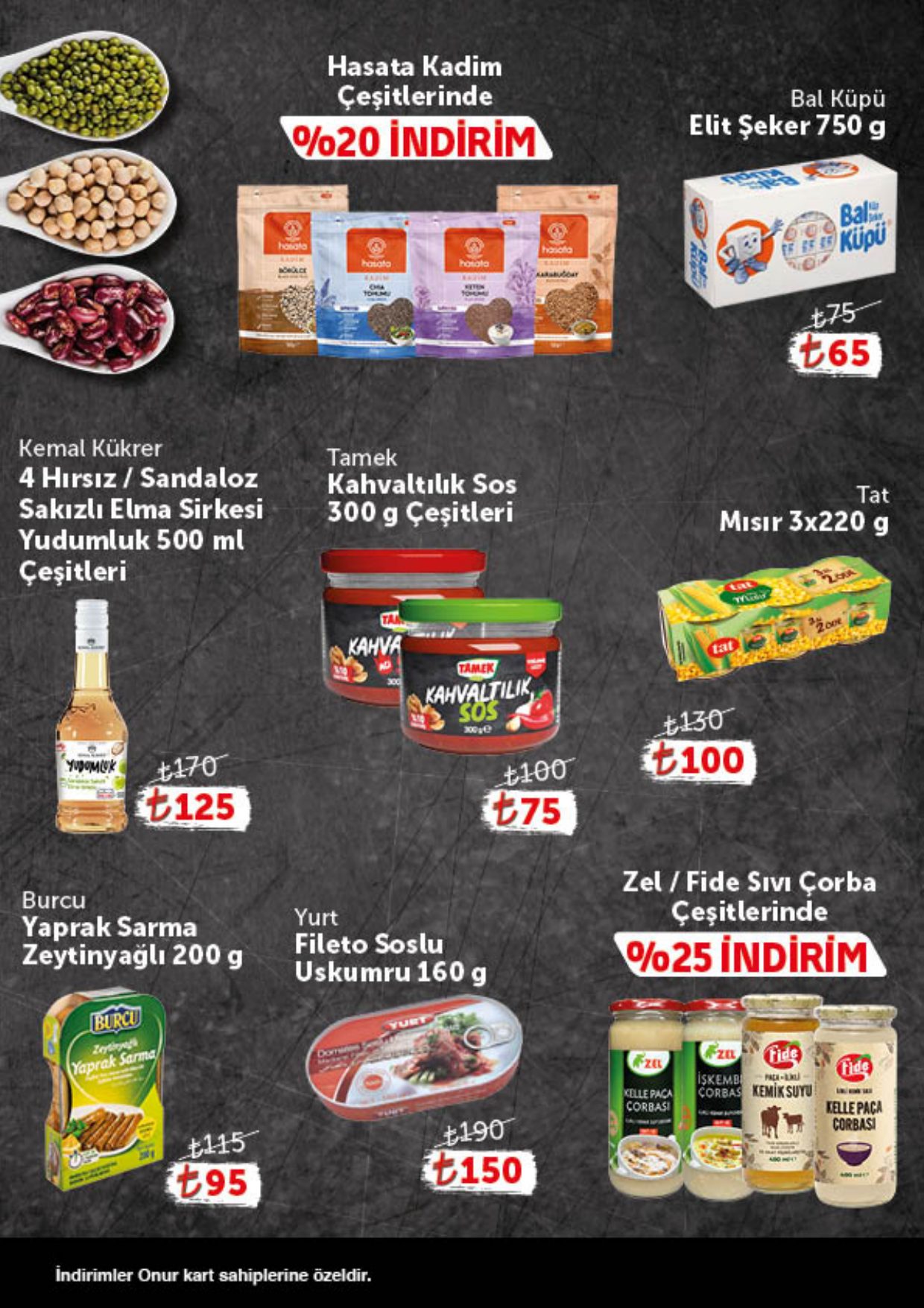 Onur Market Broşürü Onur Gurme'de Bu Hafta 11-24 Ağustos — sayfa 8