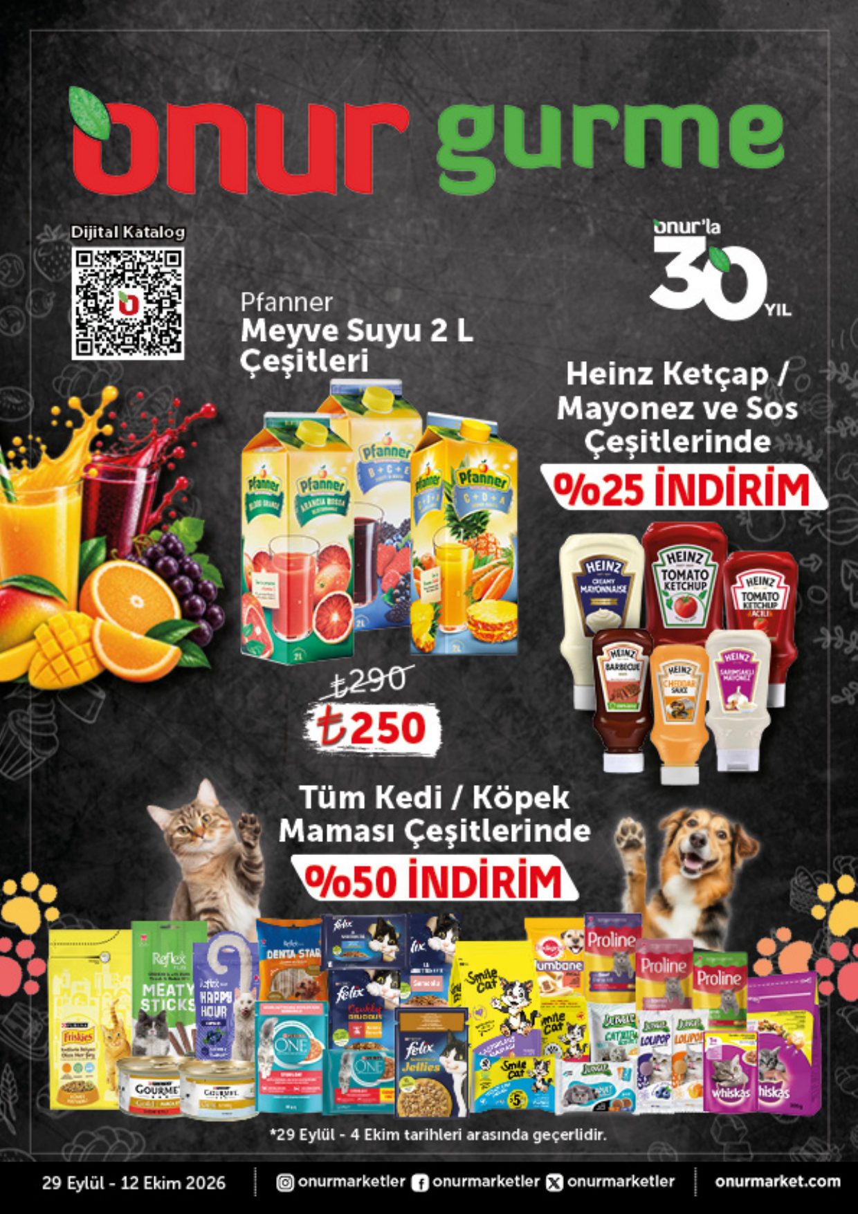 Onur Market Broşürü Onur Gurme 29 Eylül-12 Ekim