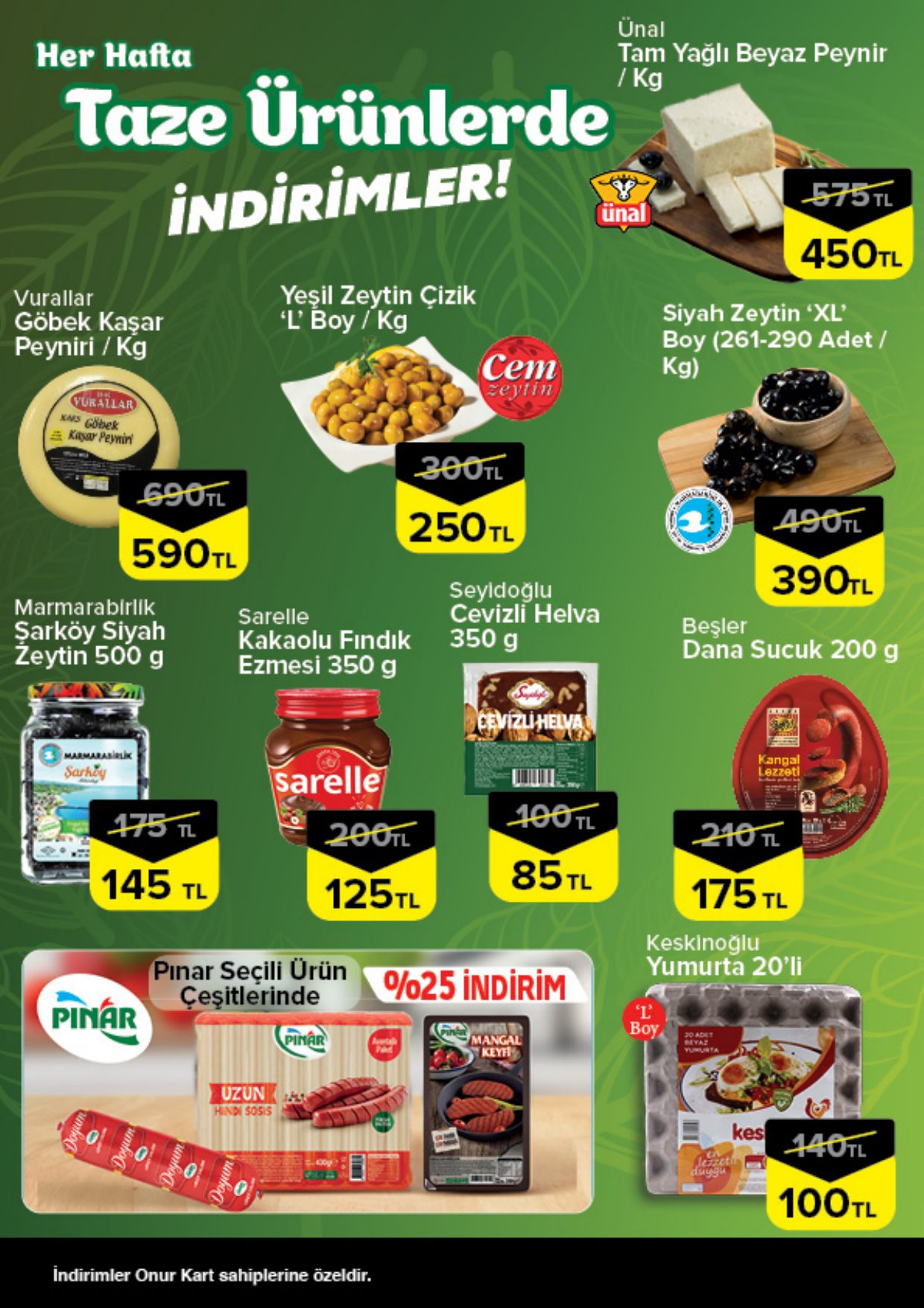 Onur Market Broşürü İstanbul Taze Ürünlerde İndirimler 23-29 Temmuz — sayfa 2