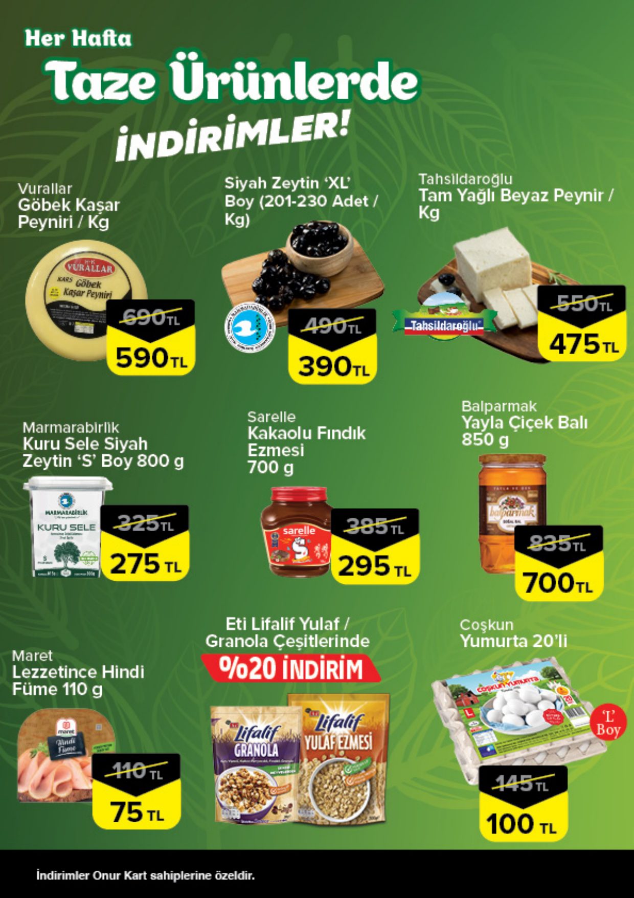 Onur Market Broşürü İstanbul Taze Ürünlerde İndirimler 6-12 Ağustos — sayfa 2