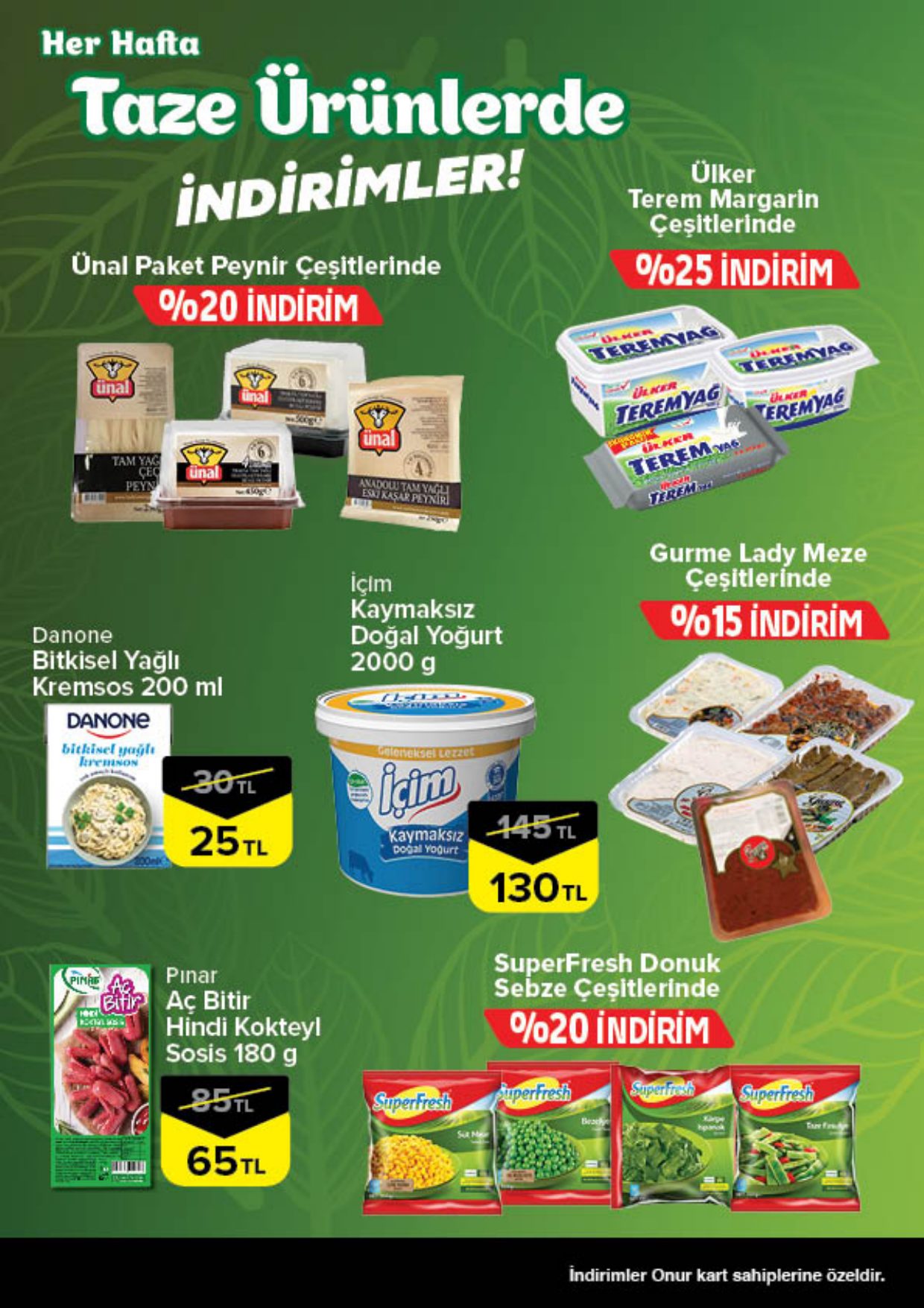 Onur Market Broşürü İstanbul Taze Ürünlerde İndirimler 20-26 Ağustos — sayfa 3