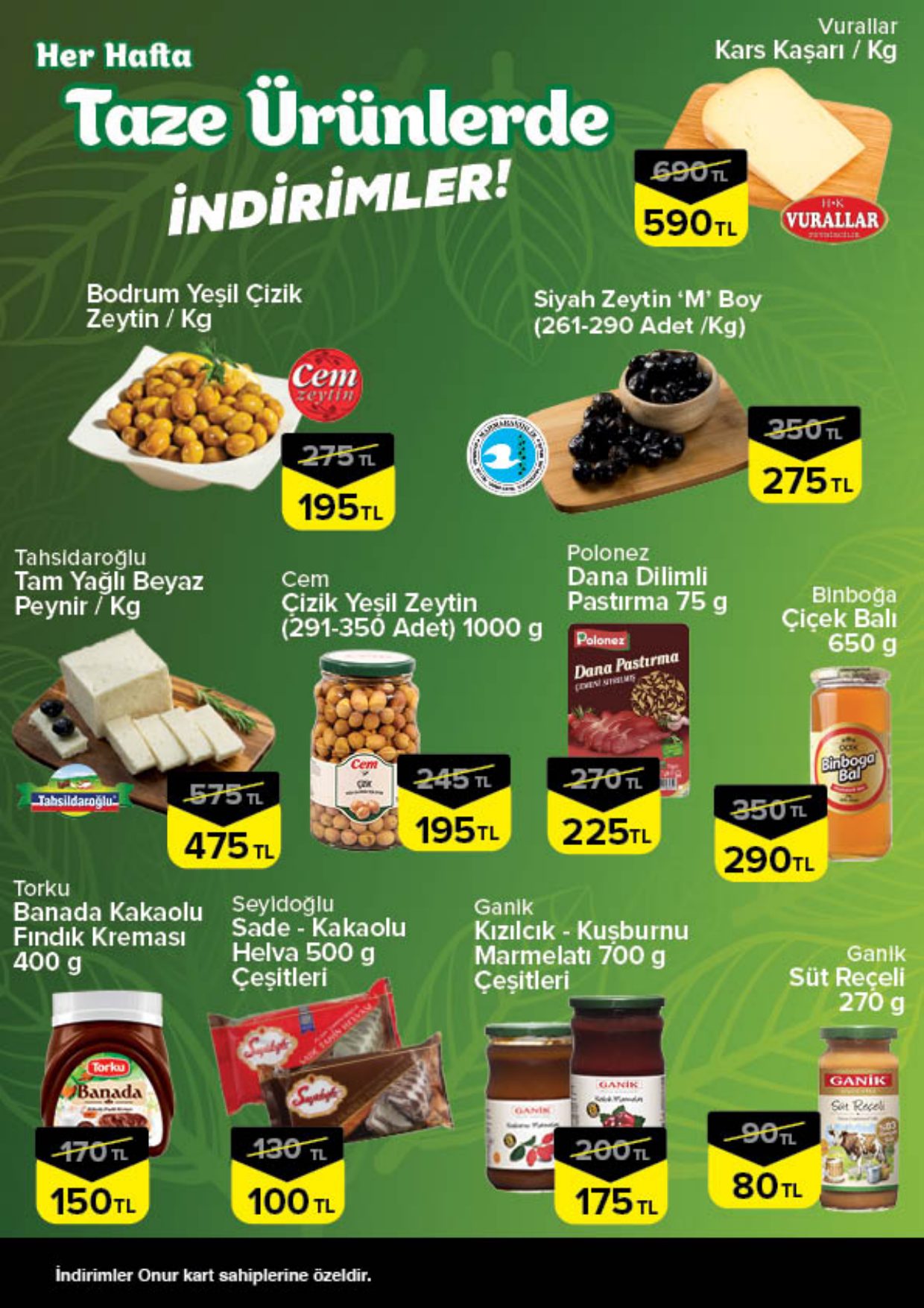 Onur Market Broşürü İstanbul Taze Ürünlerde İndirimler 27 Ağustos-2 Eylül — sayfa 2
