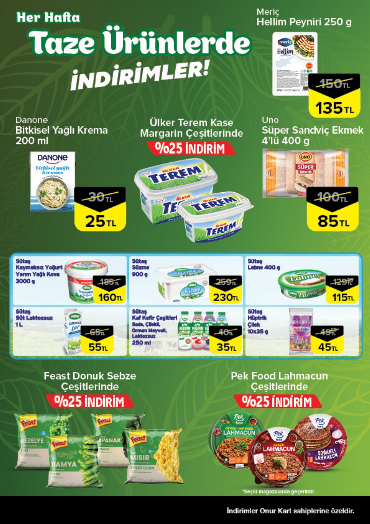 Onur Market Broşürü İstanbul Taze Ürünlerde İndirimler 17-23 Eylül — sayfa 3