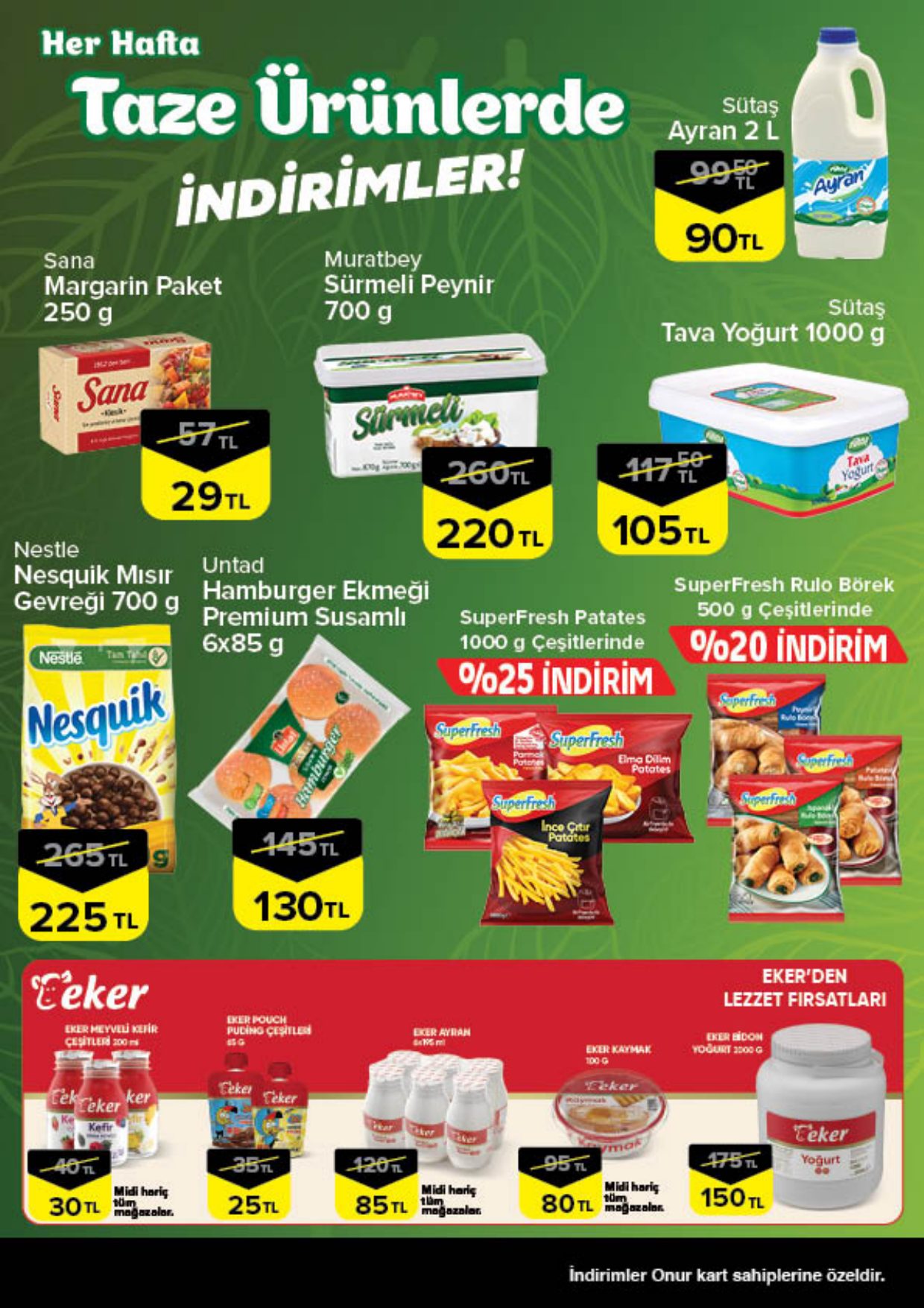 Onur Market Broşürü İstanbul Taze Ürünlerde İndirimler 1-7 Ekim — sayfa 3