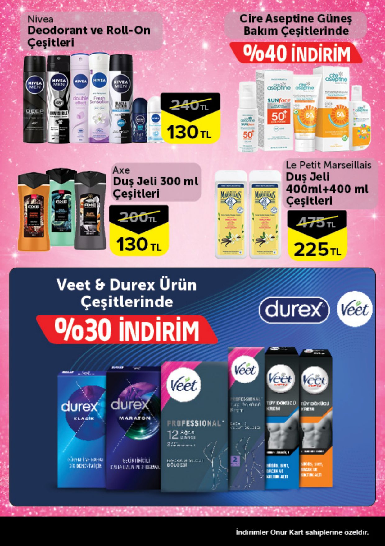 Onur Market Broşürü Trakya Kozmetik Şenliği 21 Temmuz-4 Ağustos — sayfa 3