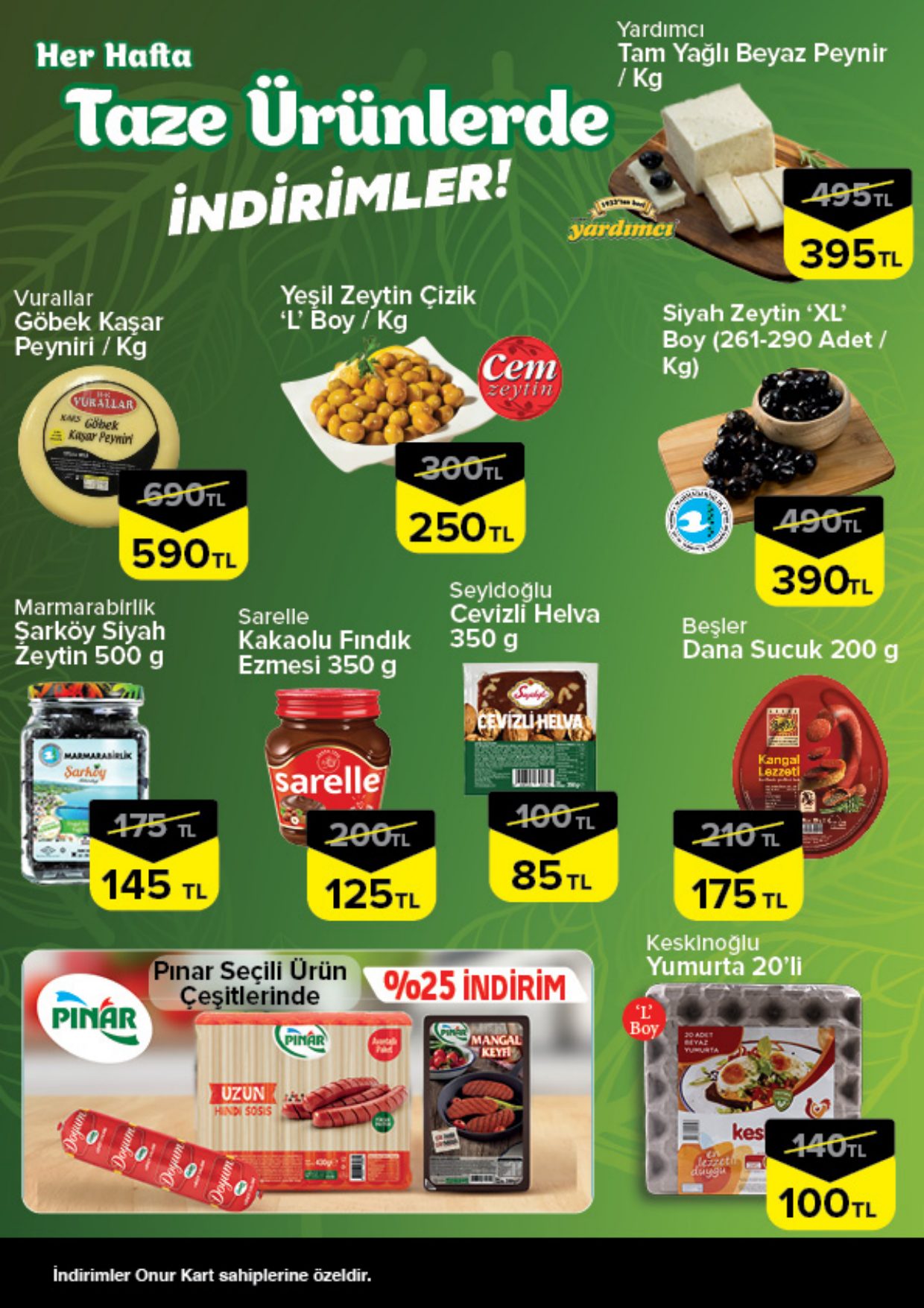 Onur Market Broşürü Trakya Taze Ürünlerde İndirimler 23-29 Temmuz — sayfa 2