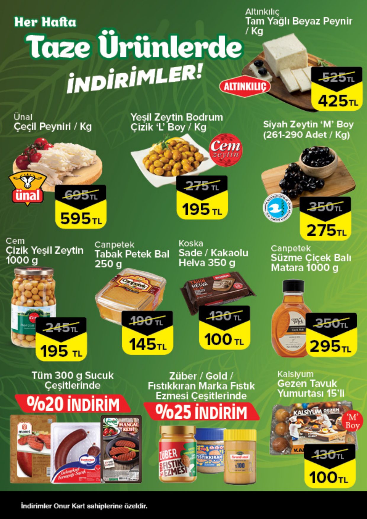 Onur Market Broşürü Trakya Taze Ürünlerde İndirimler 30 Temmuz-5 Ağustos — sayfa 2