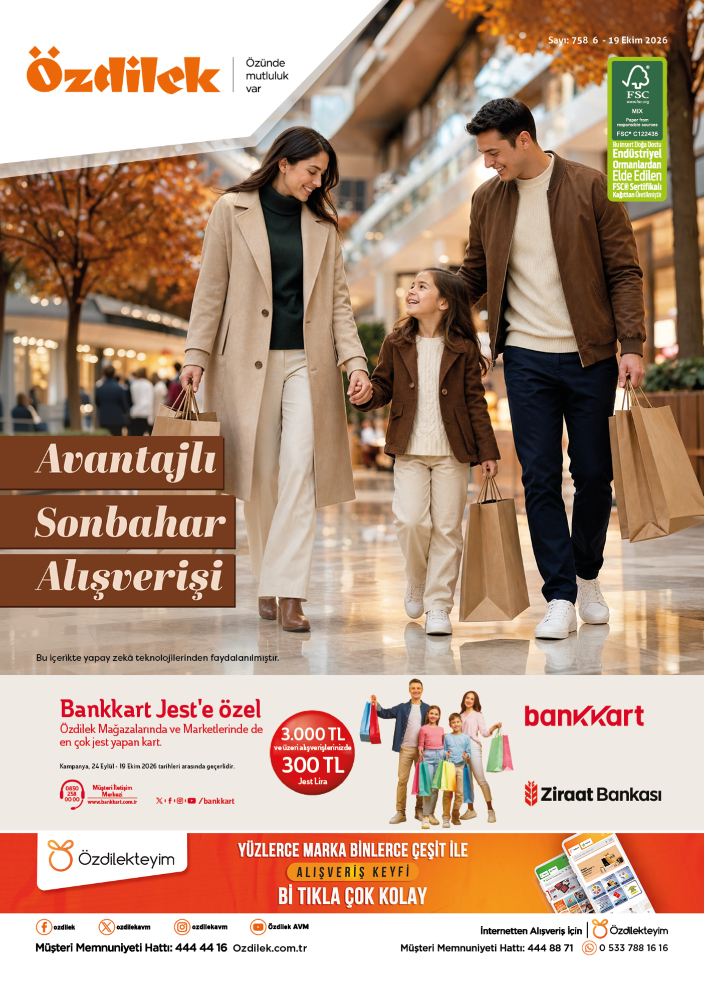 Özdilek Broşürü Avantajlı Sonbahar Alışverişi 6-19 Ekim